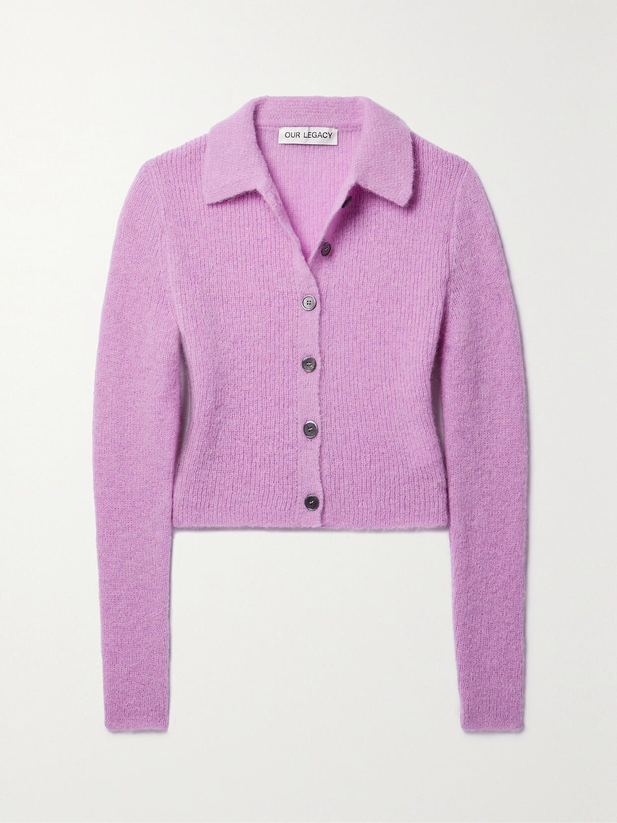 Our Legacy Mazzy Alpaca-blend Cardigan In Pink