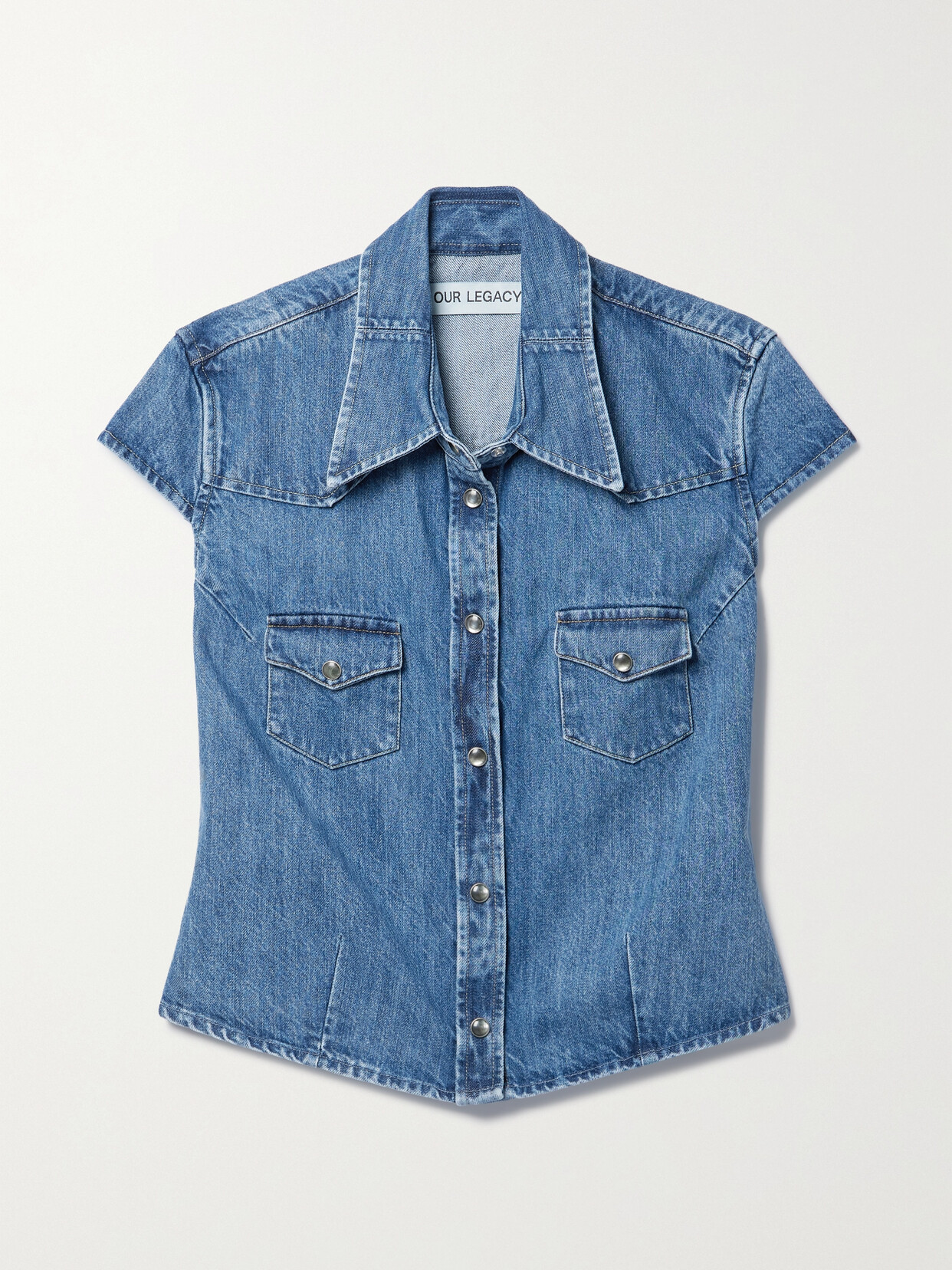 Shop Our Legacy Daisy Denim Shirt In Blue