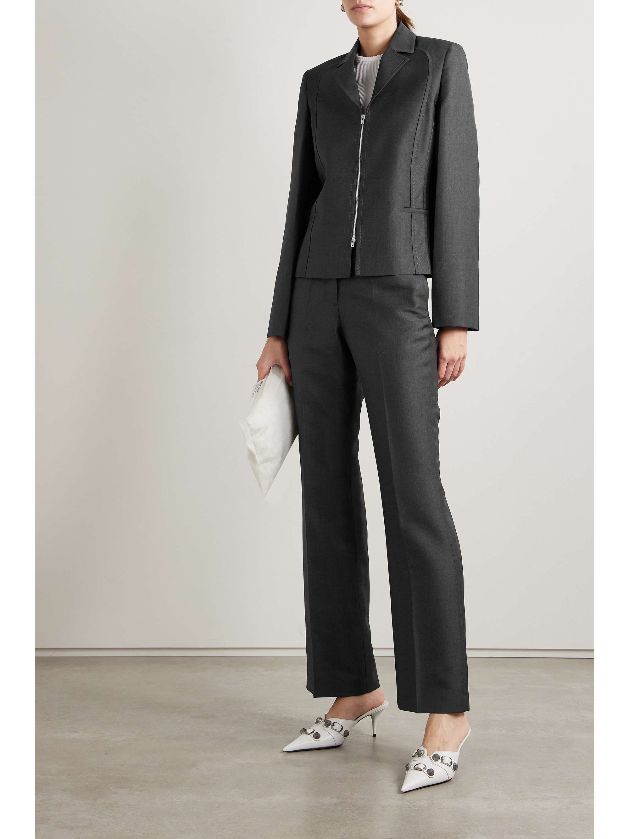 OUR LEGACY Wool-blend twill straight-leg pants | NET-A-PORTER