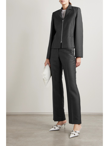 OUR LEGACY Wool-blend twill straight-leg pants