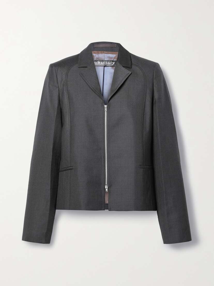 Our Legacy Paneled Wool-blend Twill Blazer