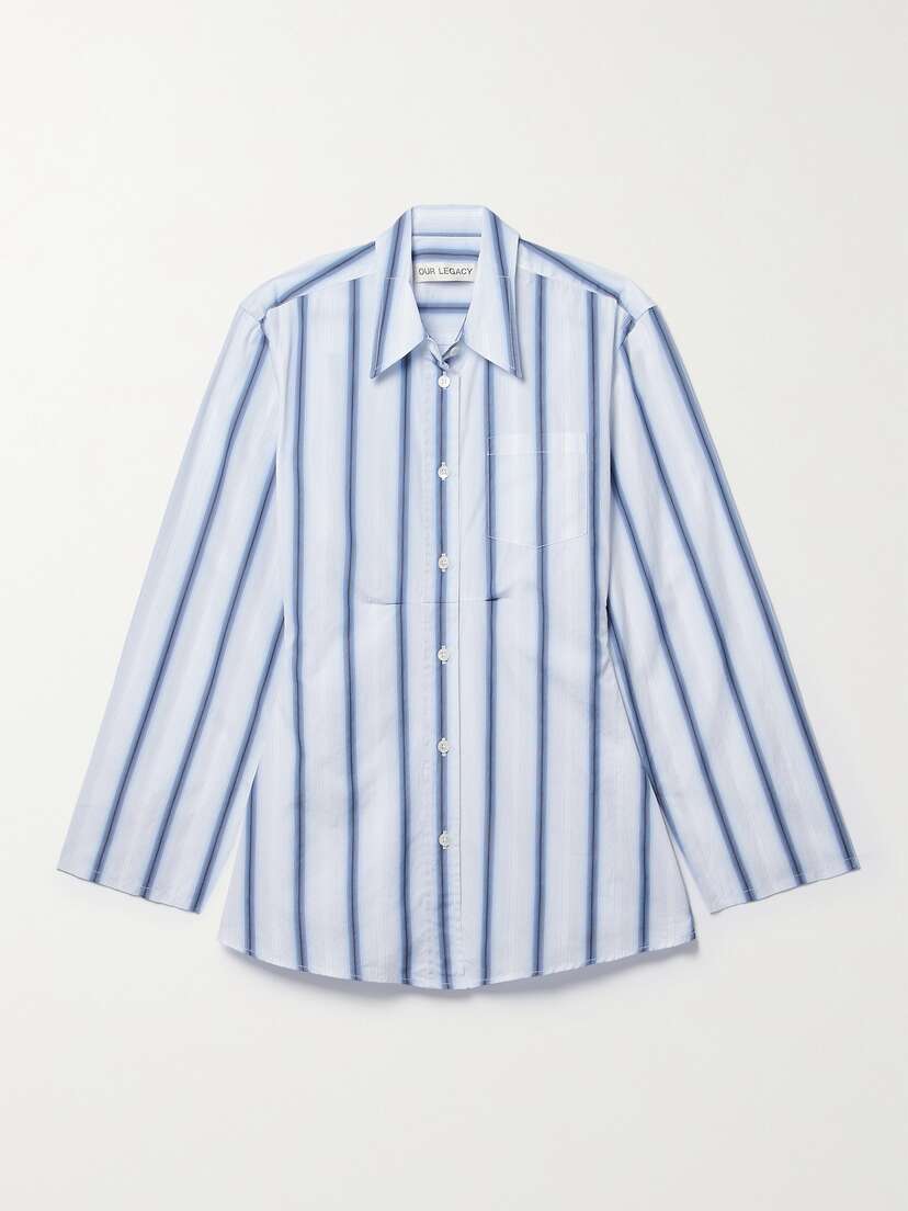 Our Legacy Daisy Striped Cotton-poplin Shirt