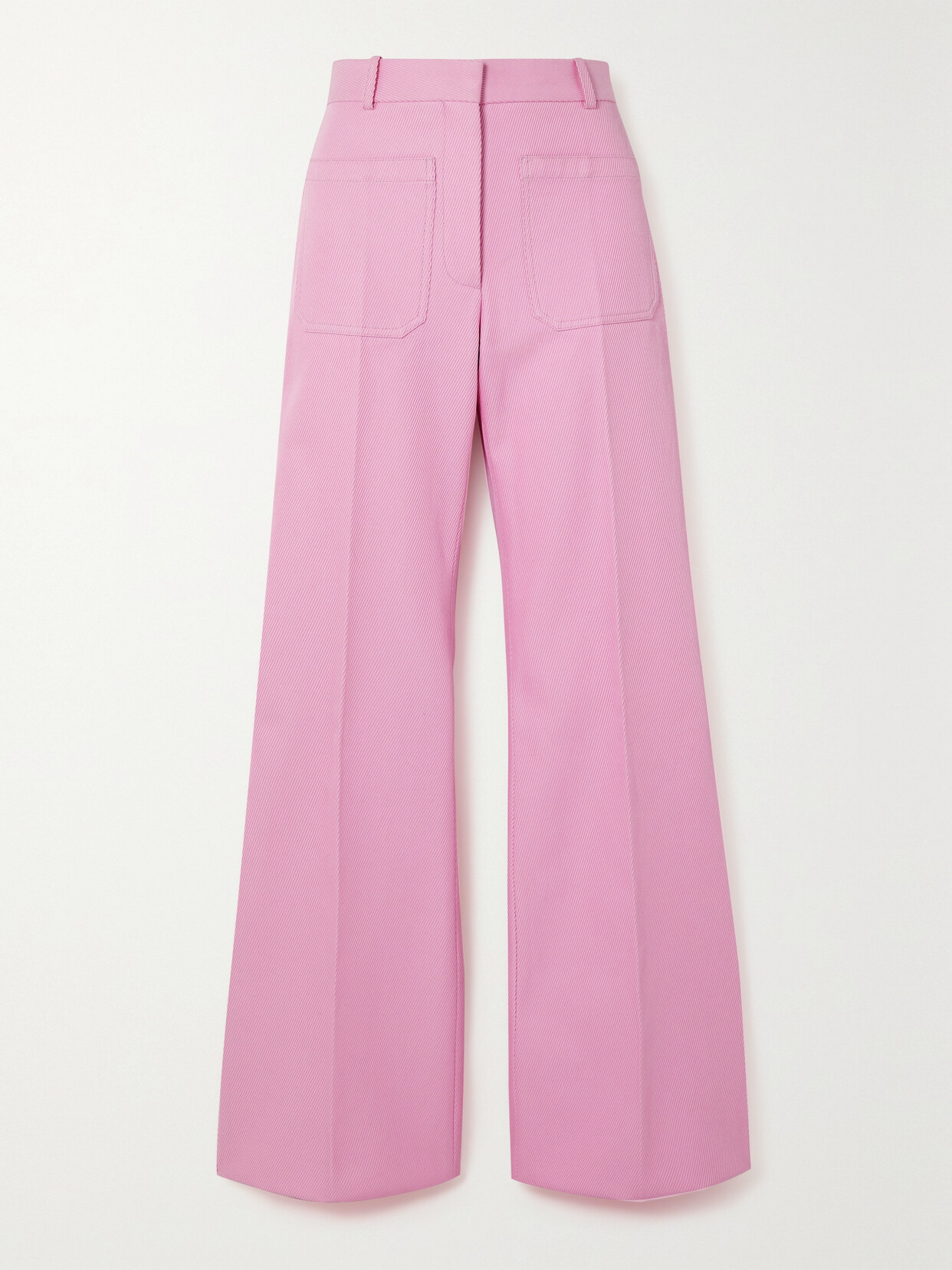 Victoria Beckham Alina Twill Wide-leg Pants