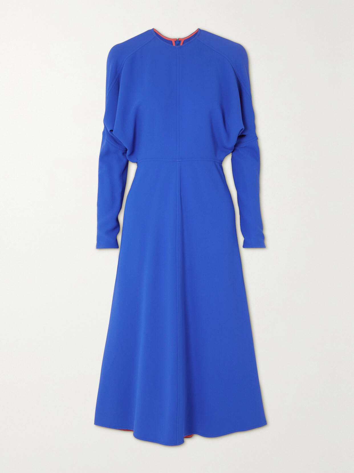 Victoria Beckham Dolman Crepe Midi Dress - Blue