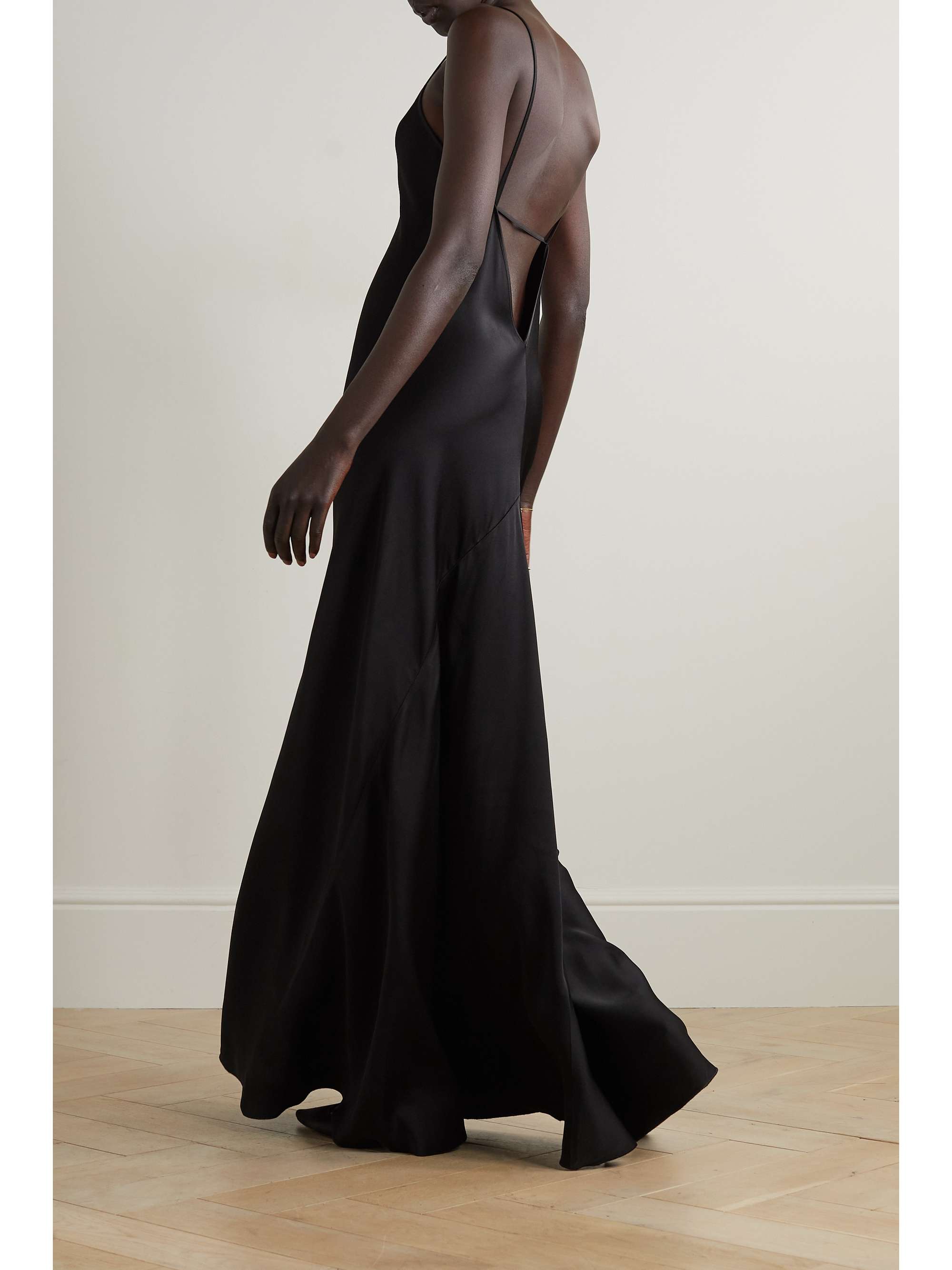 VICTORIA BECKHAM Satin gown