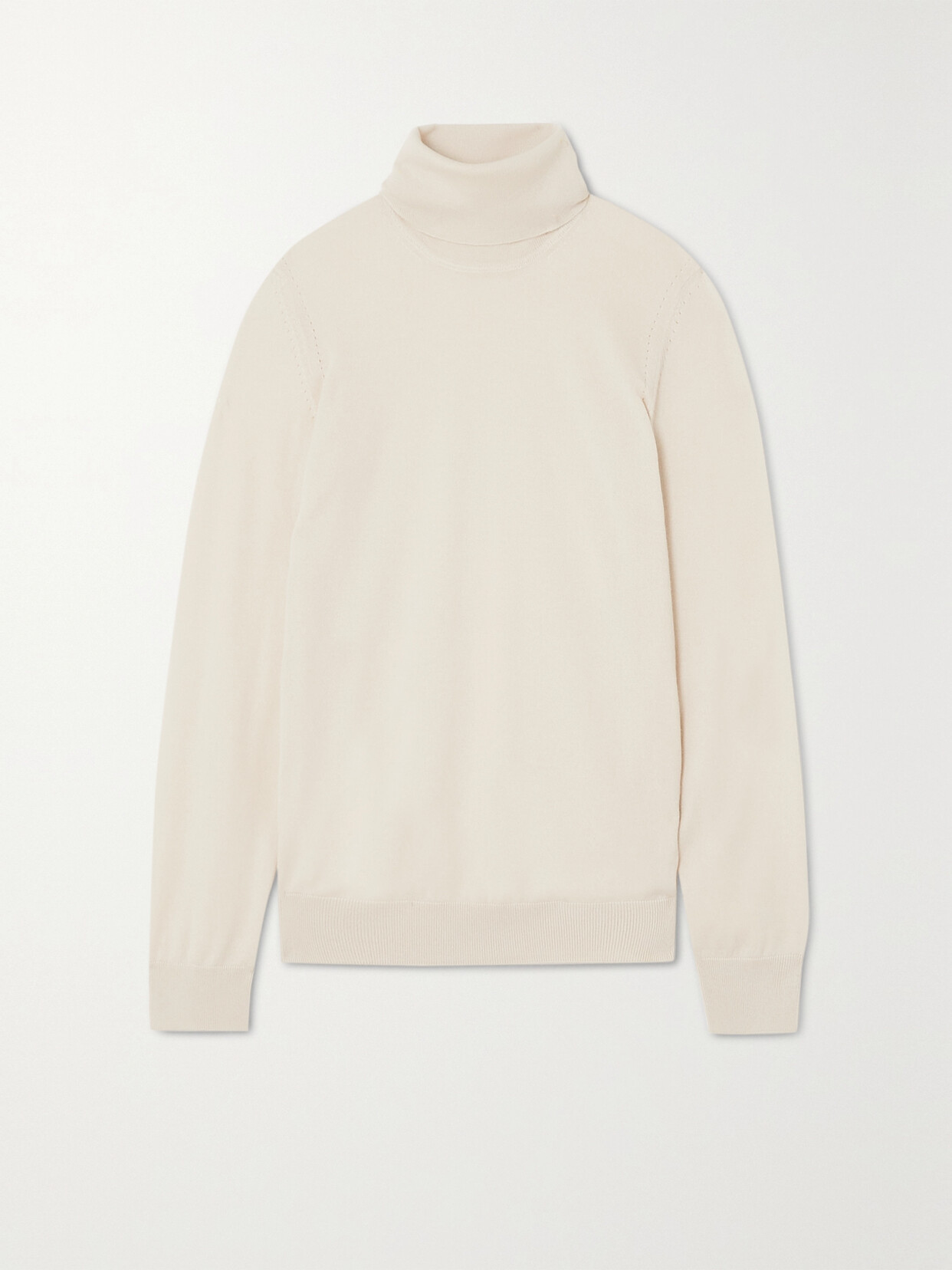 Loro Piana Cashmere Turtleneck Sweater - Ivory