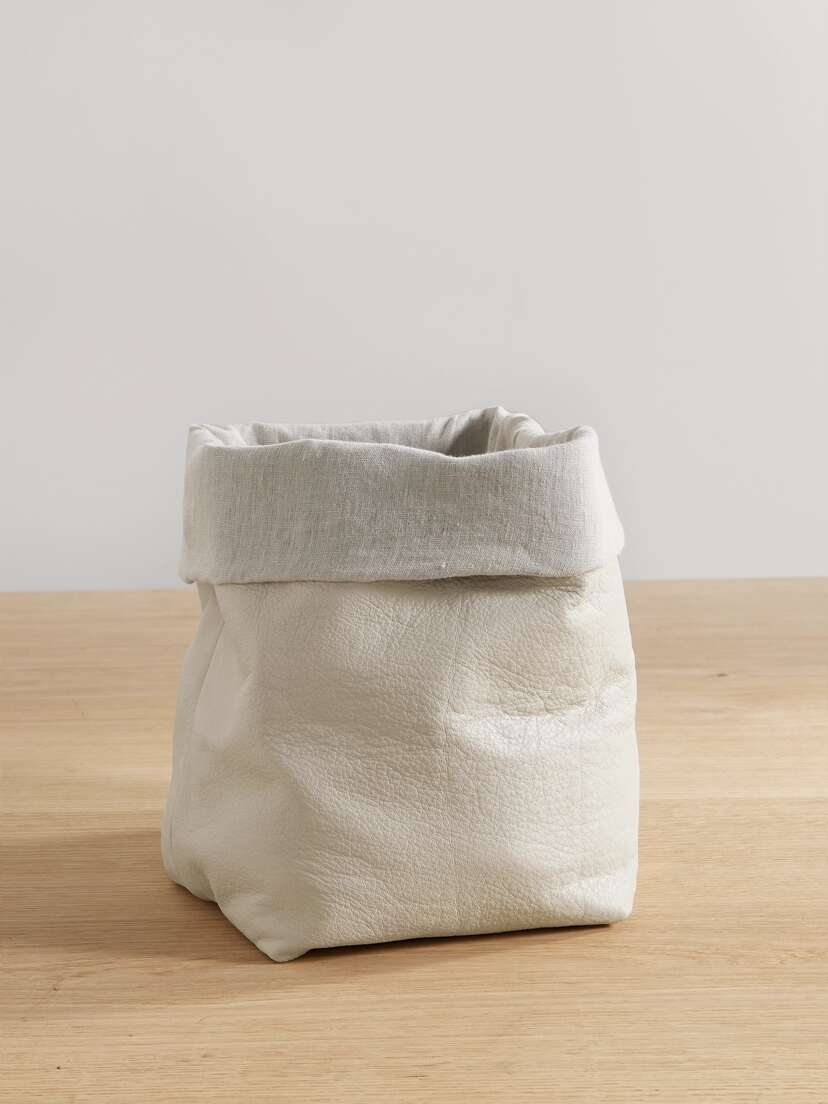 Brunello Cucinelli Leather Bread Basket