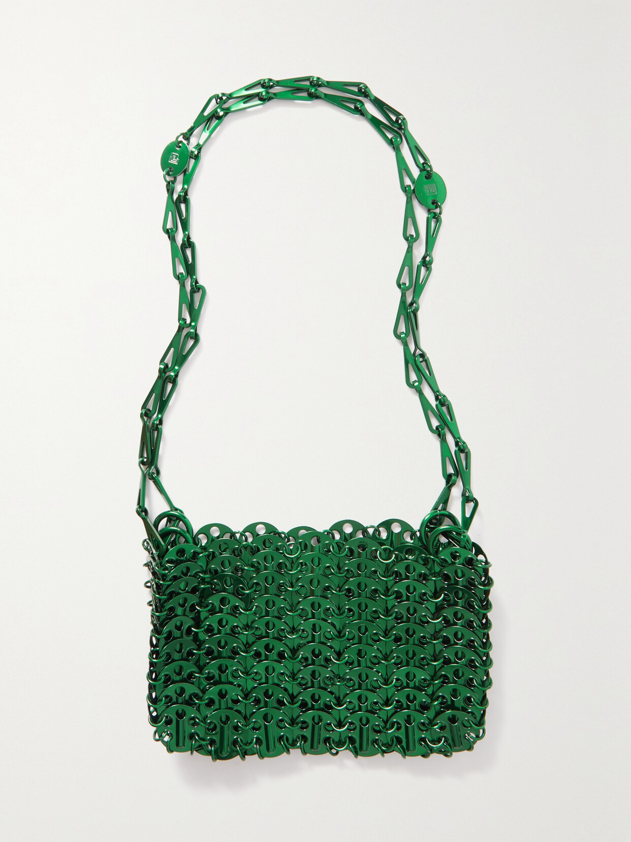 Rabanne - 1969 Nano Chainmail Shoulder Bag - Green