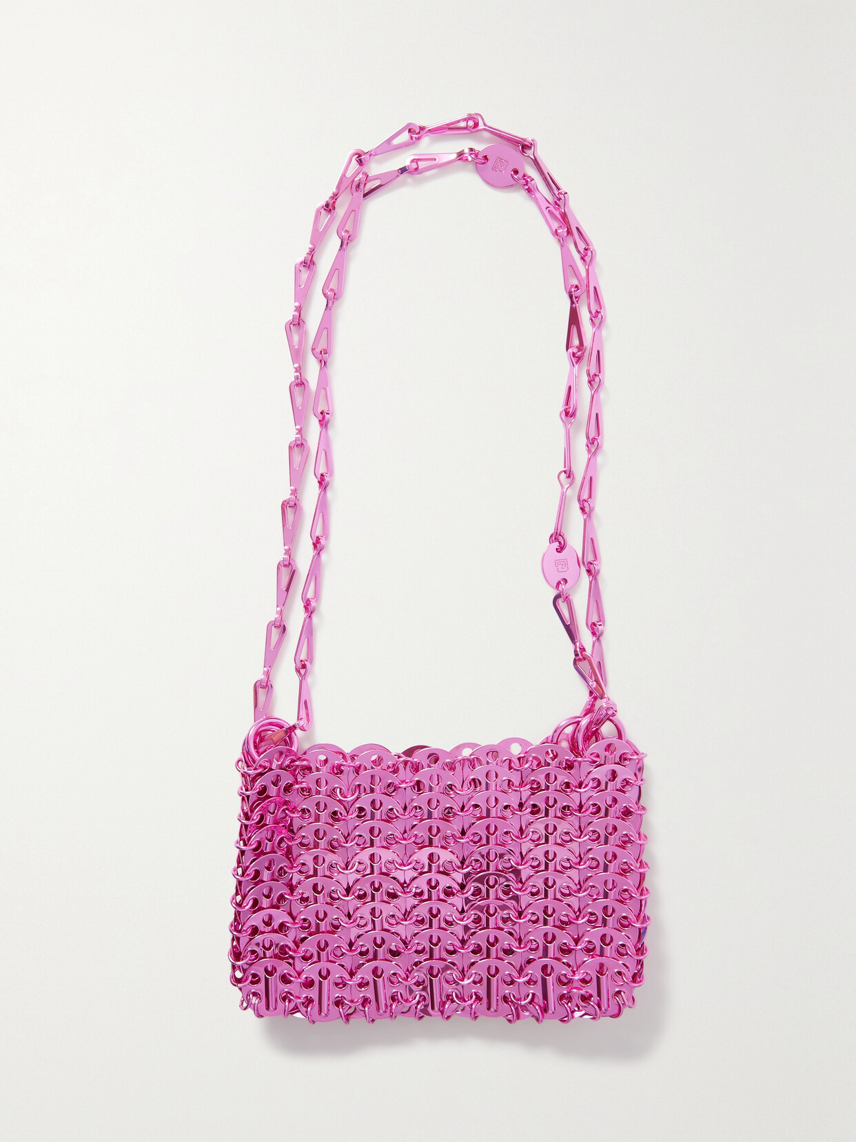 PACO RABANNE - 1969 Nano Chainmail Shoulder Bag - Pink