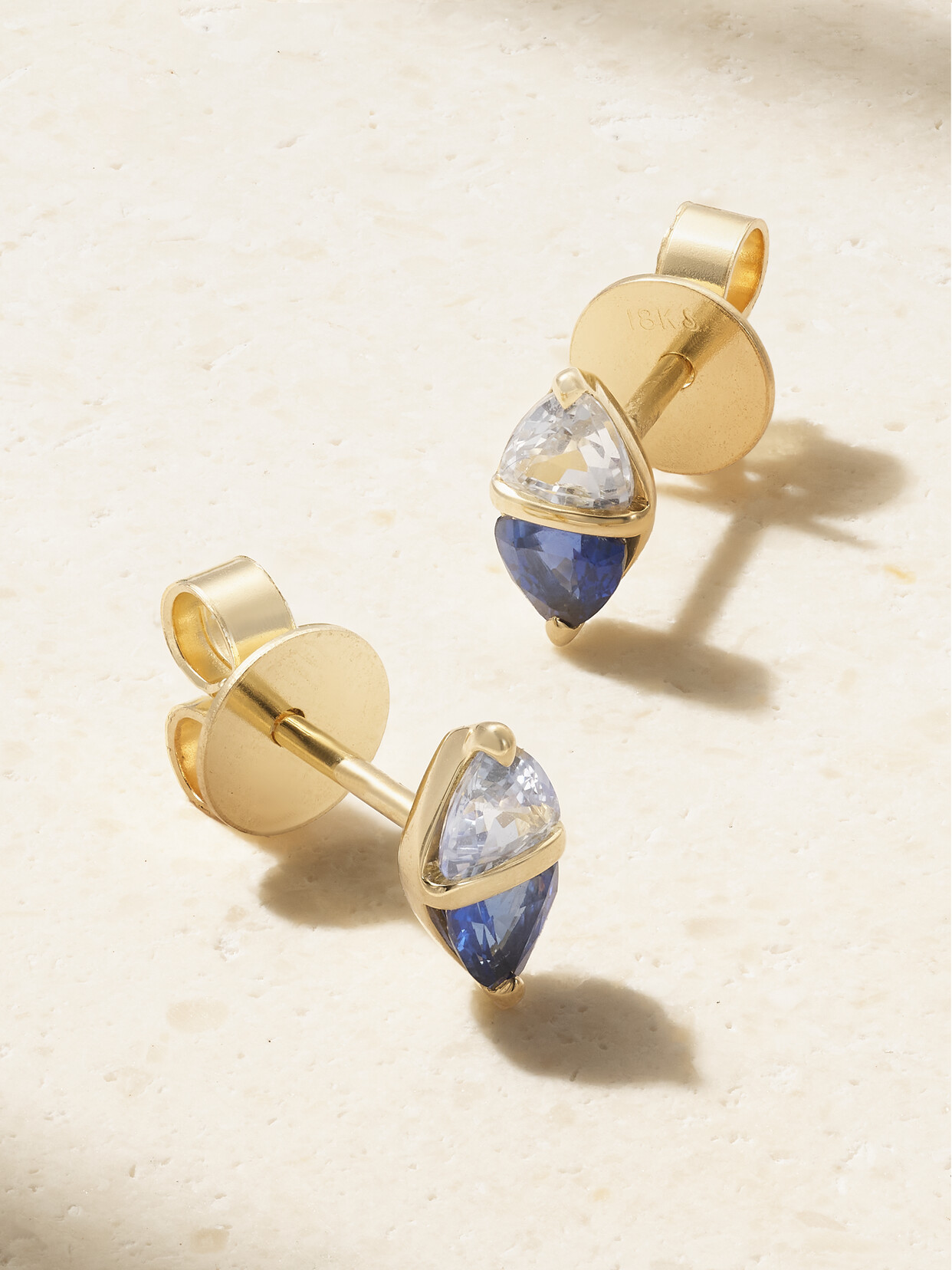 Emily P Wheeler 18-karat Gold Sapphire Earrings