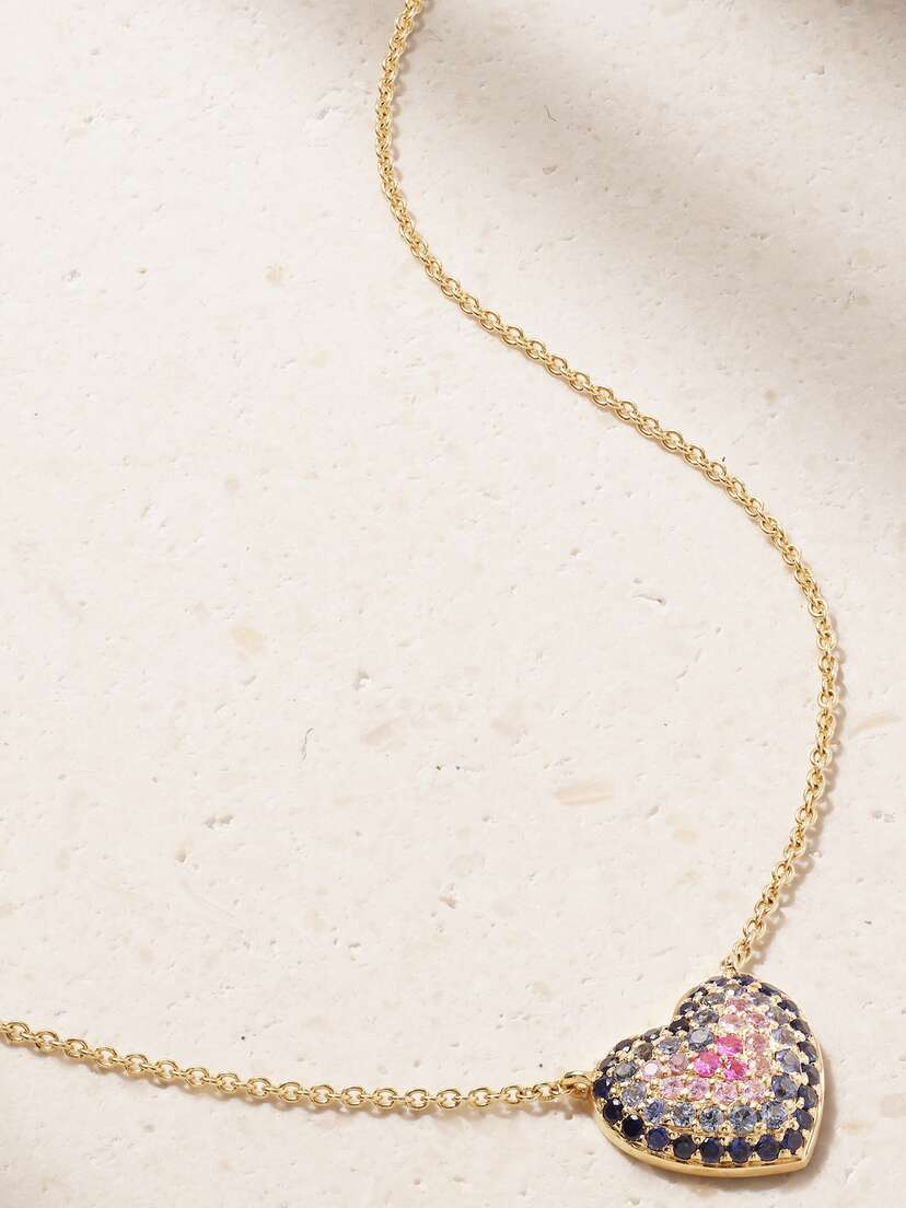 Emily P. Wheeler Lucy 18-karat Recycled Gold Sapphire Necklace