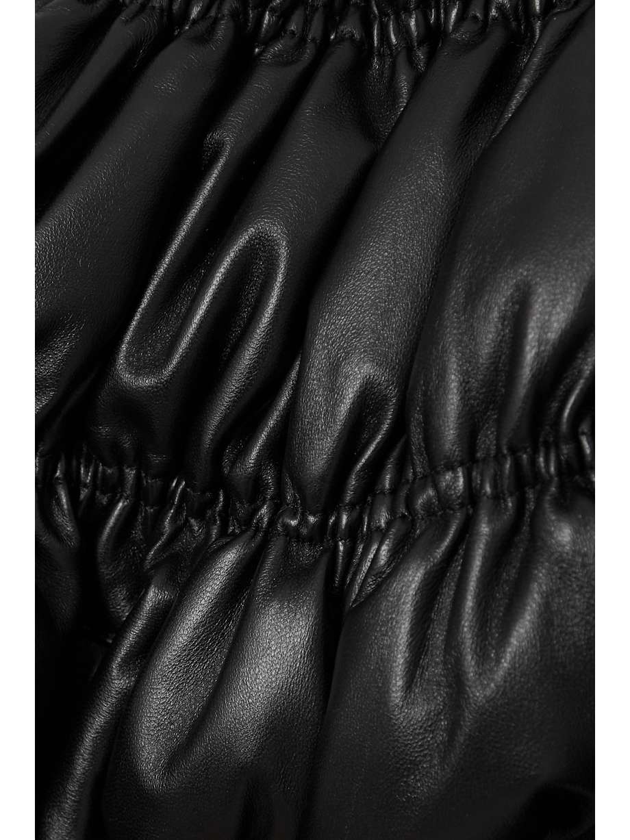 CHLOÉ Quilted leather down jacket NETAPORTER