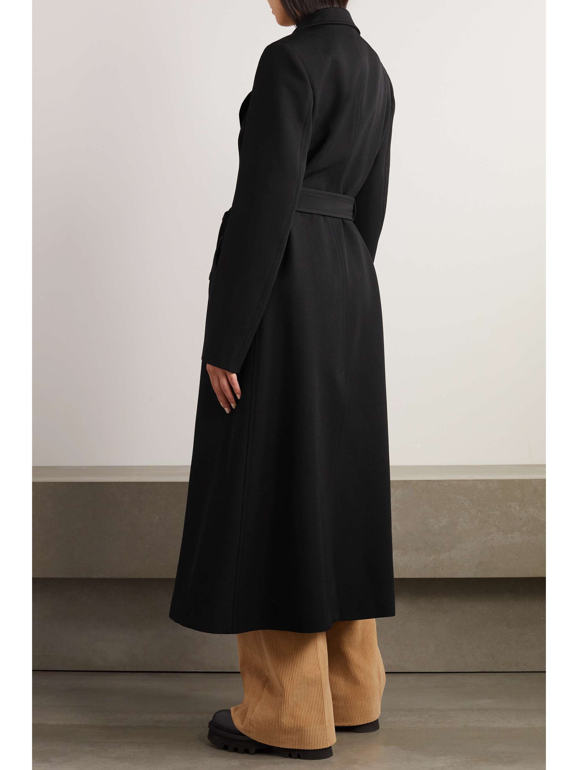 CHLOÉ Belted woolgabardine coat NETAPORTER