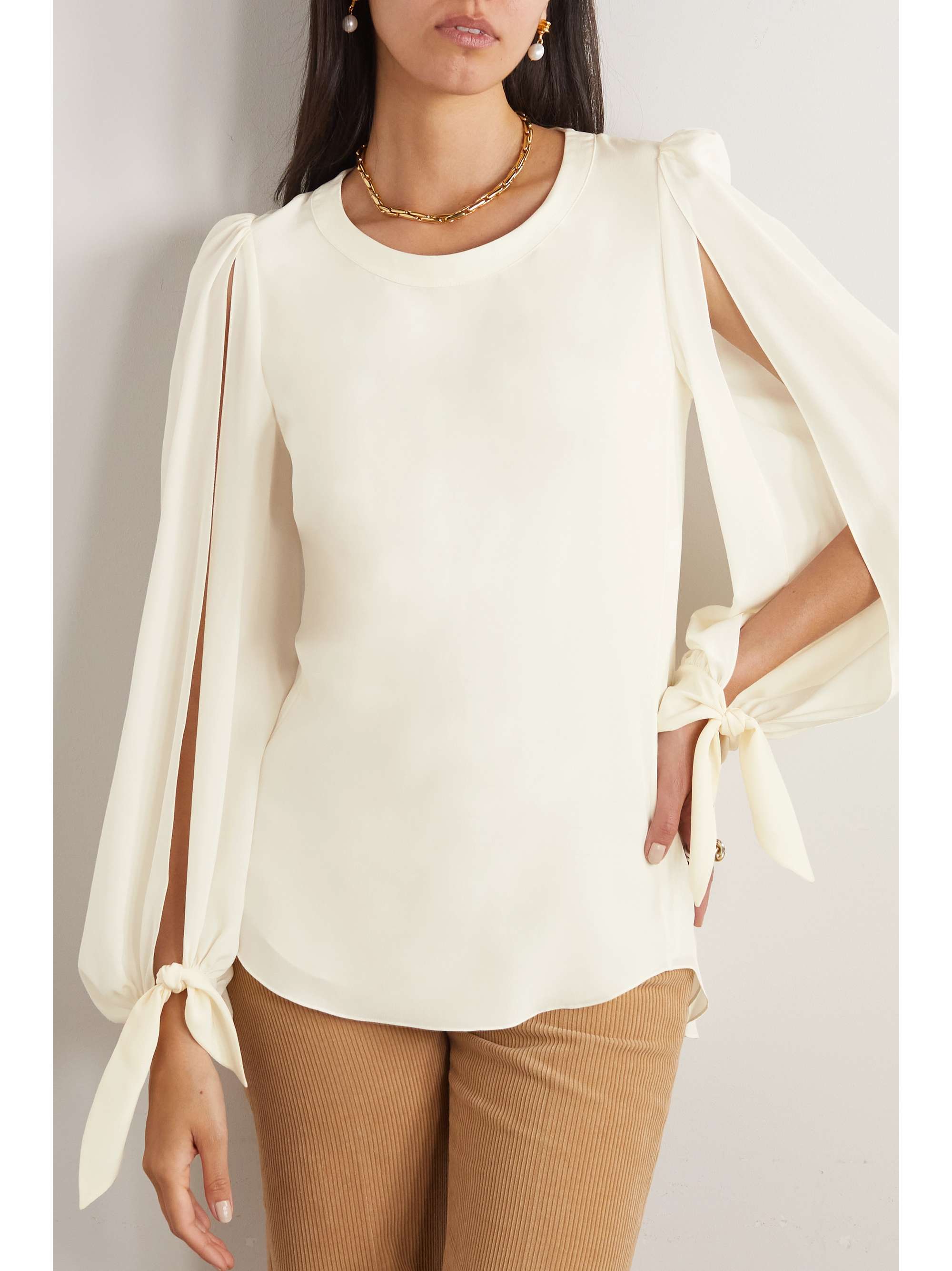 CHLOÉ Silk crepe de chine blouse