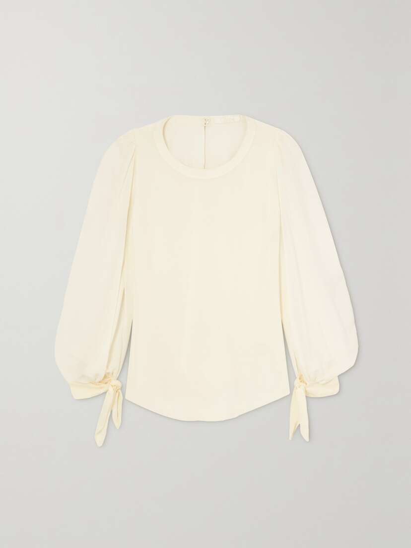 Chloé Silk Crepe De Chine Blouse