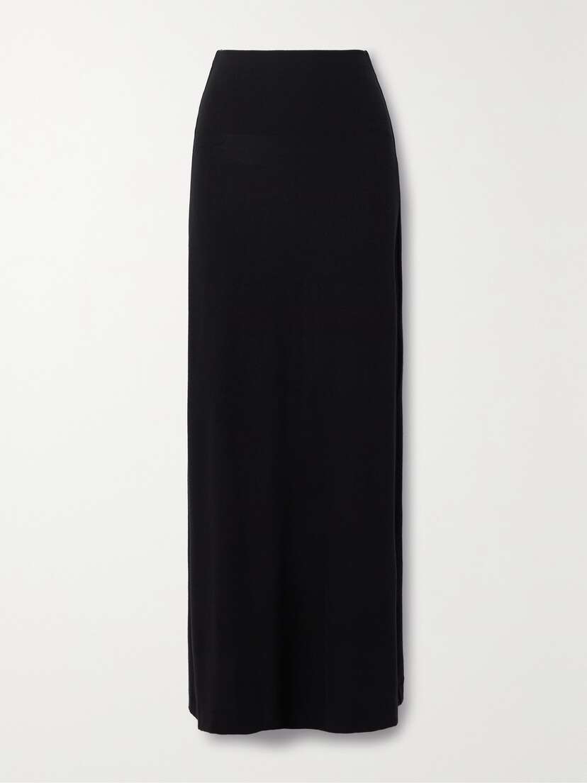 LESET Lauren Stretch-knit Maxi Skirt