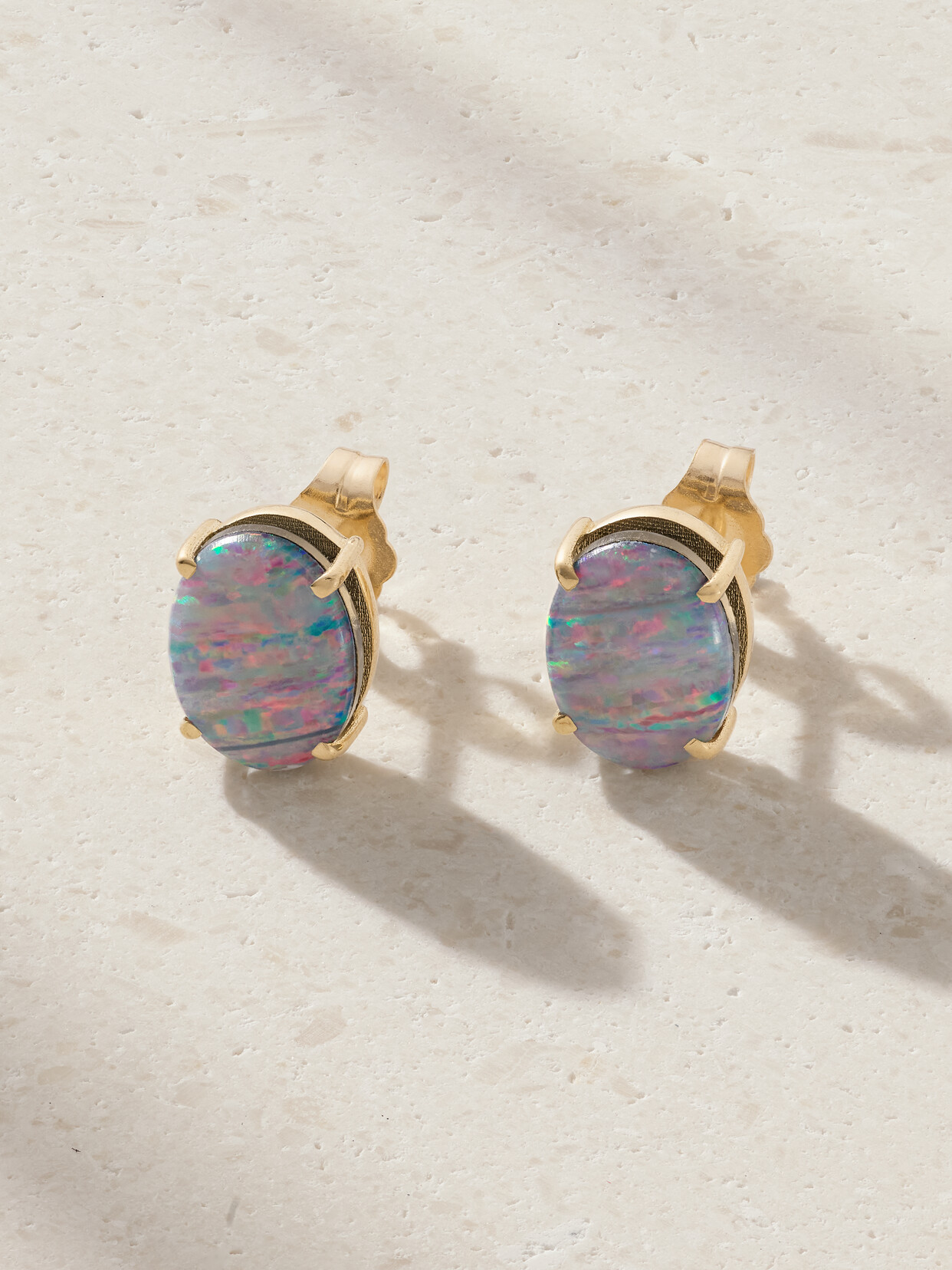 Andrea Fohrman 14-karat Gold Opal Earrings