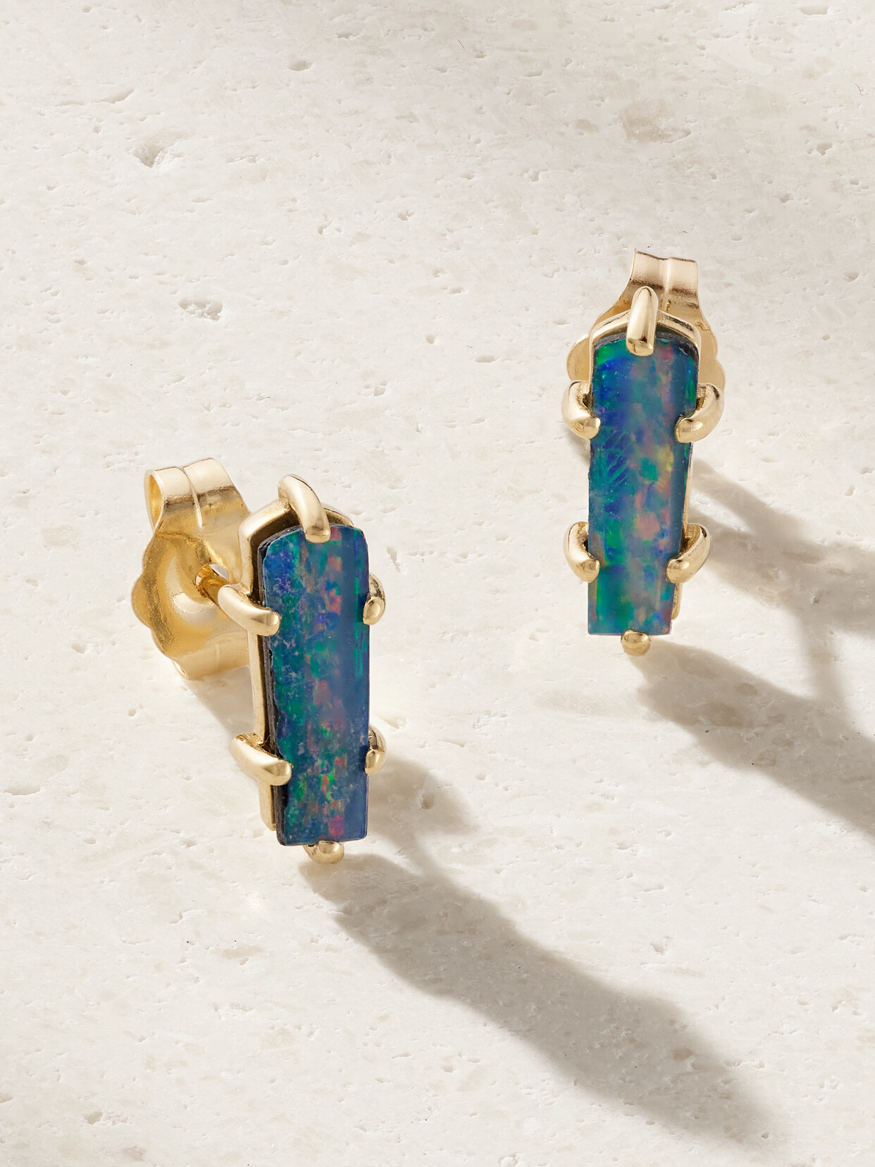 Andrea Fohrman 14-karat Gold Opal Earrings