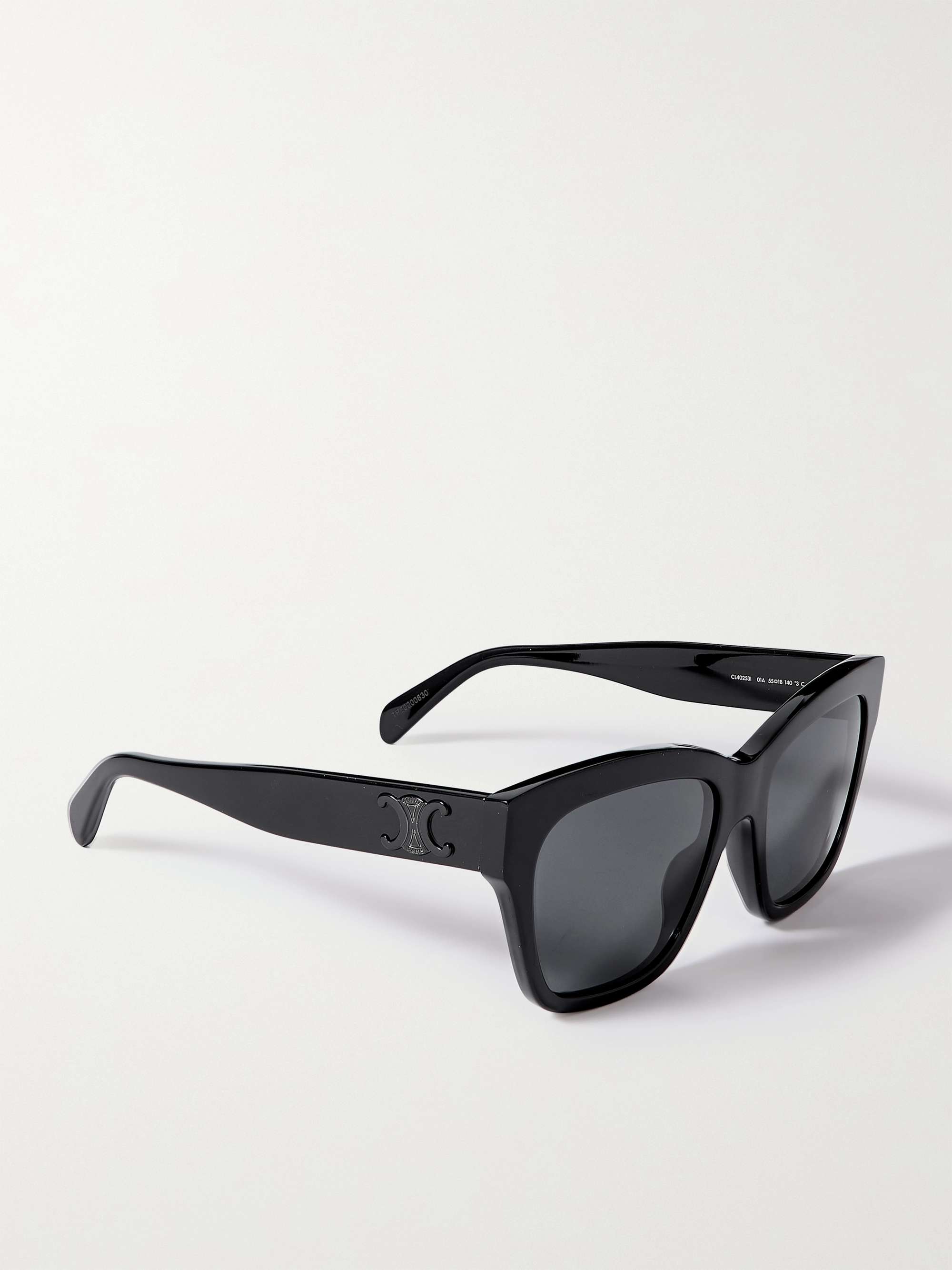 CELINE EYEWEAR Triomphe square-frame acetate sunglasses