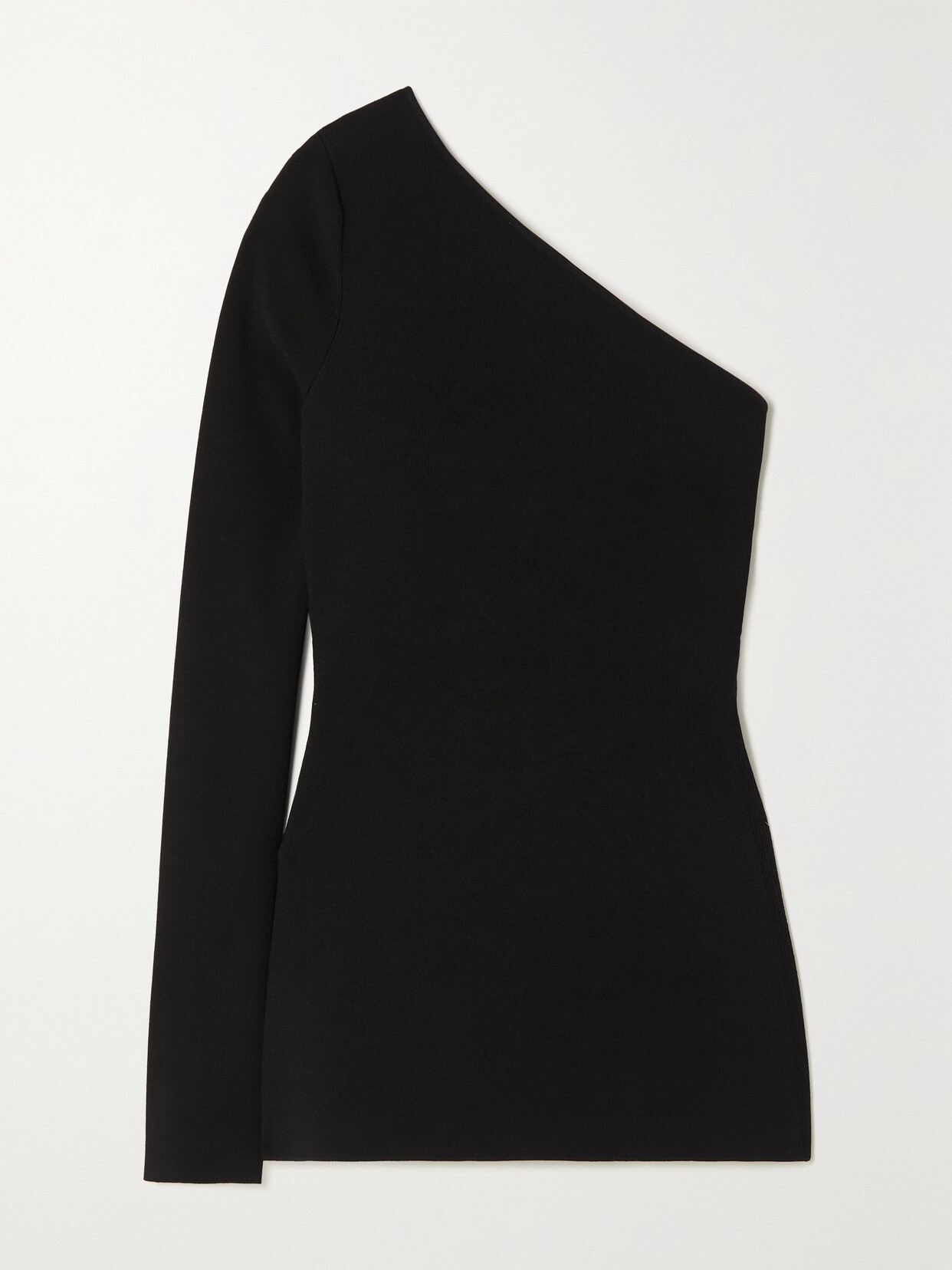 VICTORIA BECKHAM VB BODY ONE-SHOULDER STRETCH-KNIT TOP