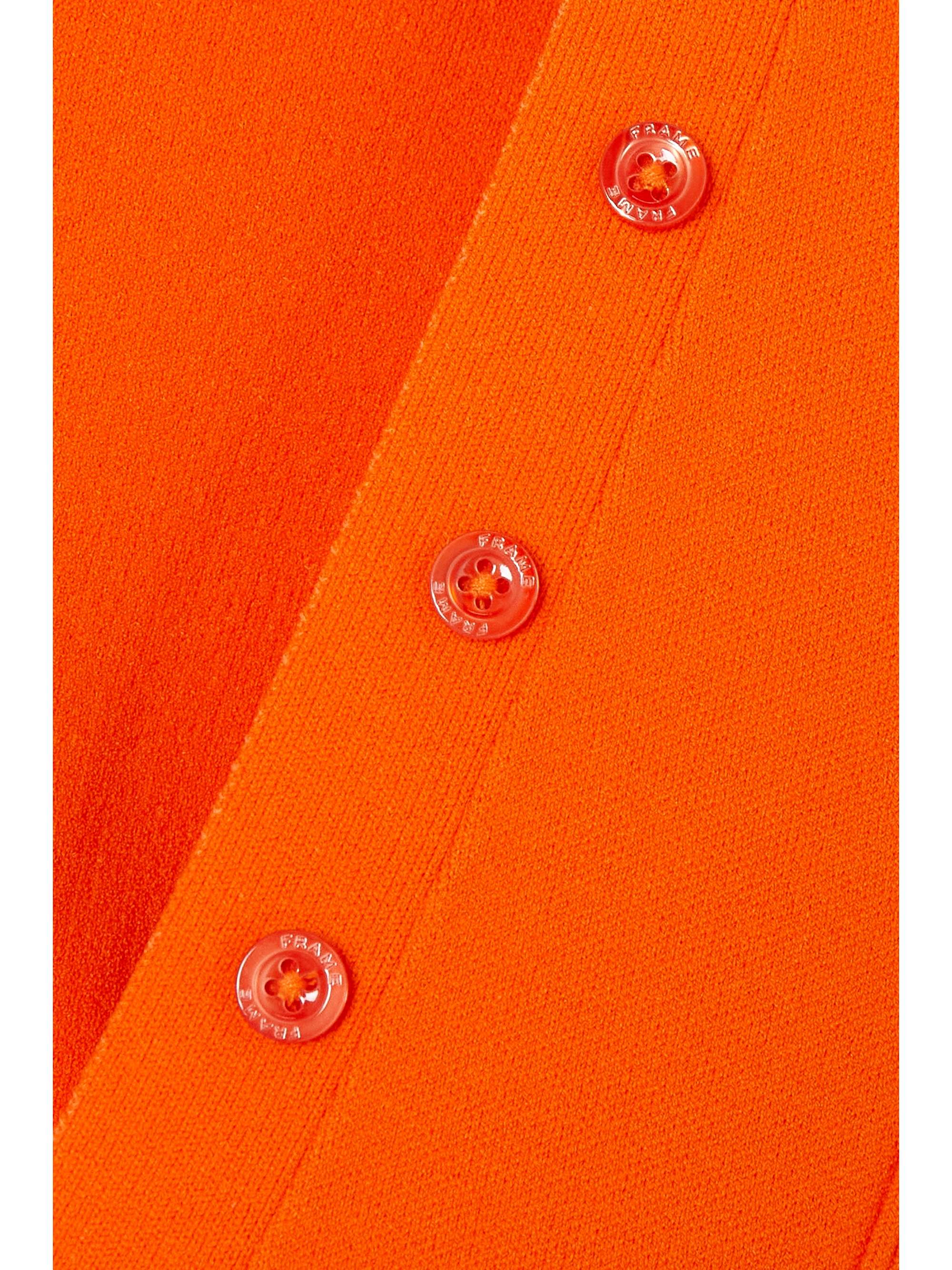 FRAME + Julia SarrJamois knitted mini dress NETAPORTER