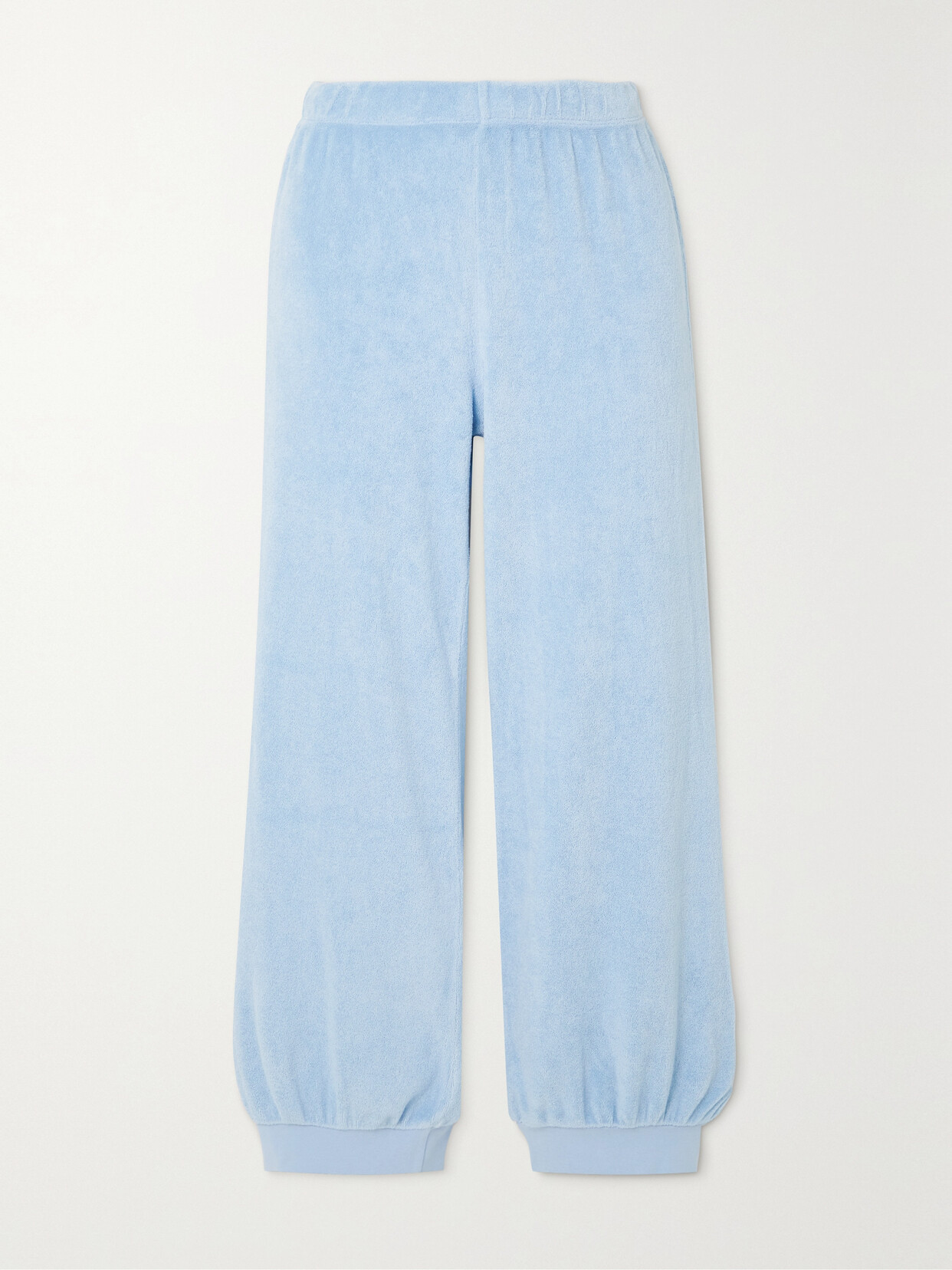 Suzie Kondi - Tosk Cotton-blend Terry Track Pants - Blue