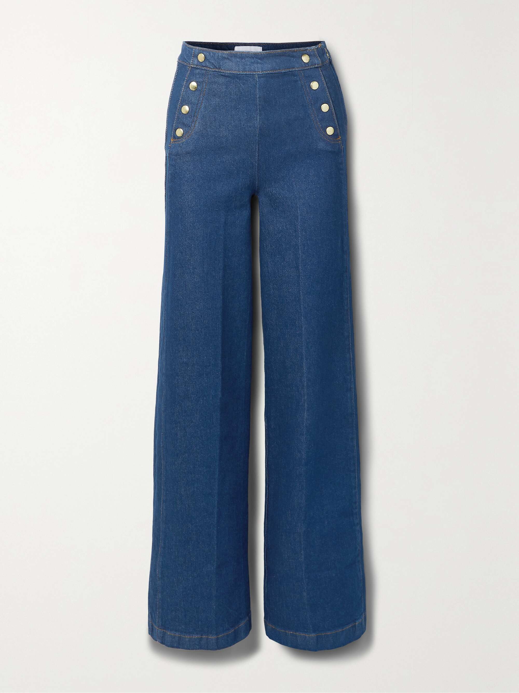 Sailor Buttons Trouser Bootcut Jeans