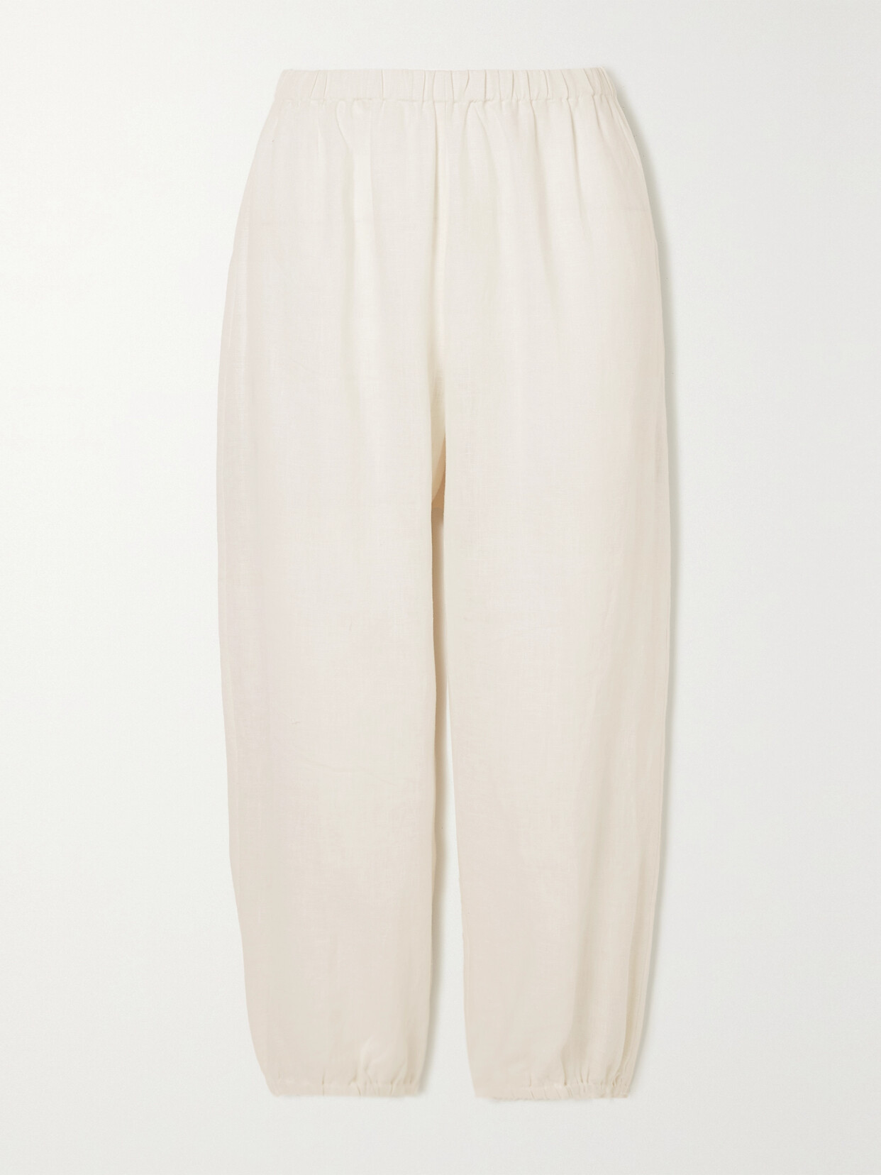 Suzie Kondi - Delos Linen Tapered Pants - White