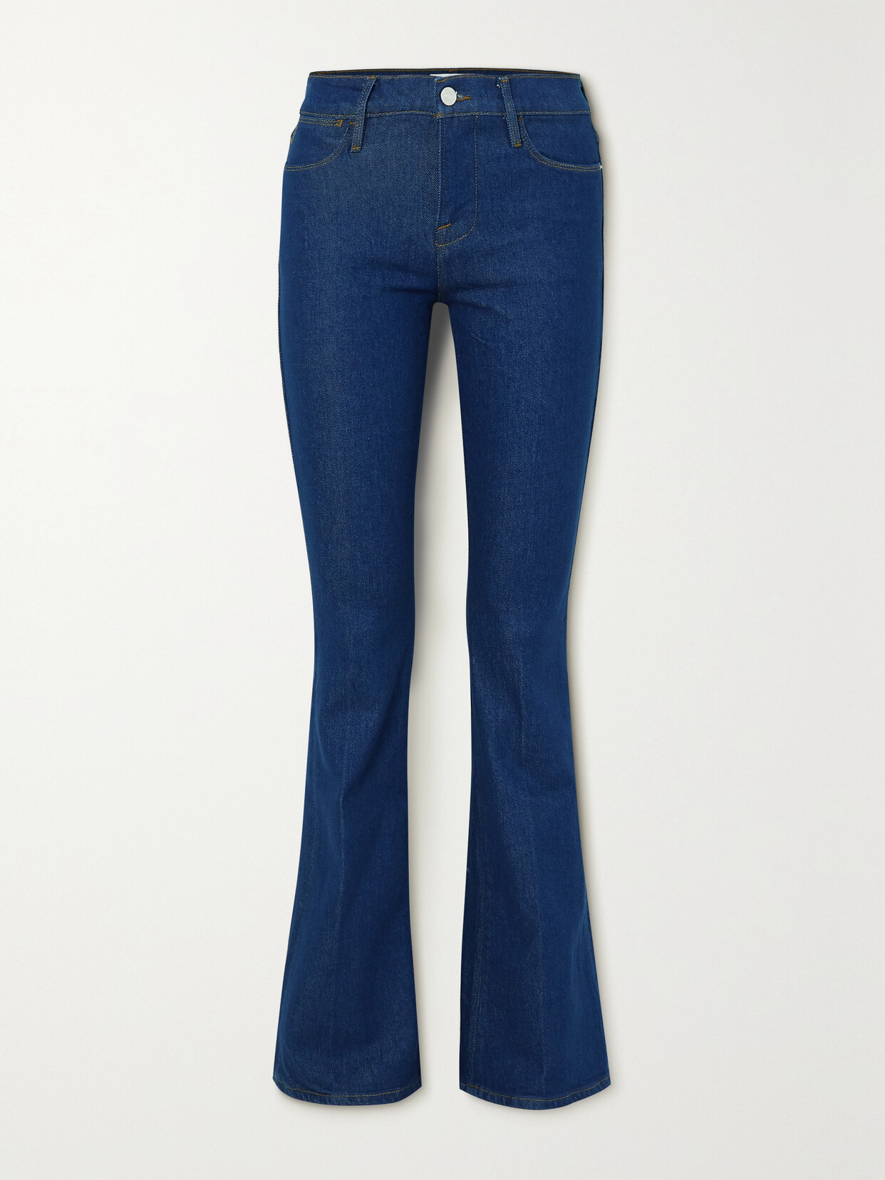 FRAME Le High Flare High-rise Jeans - Blue