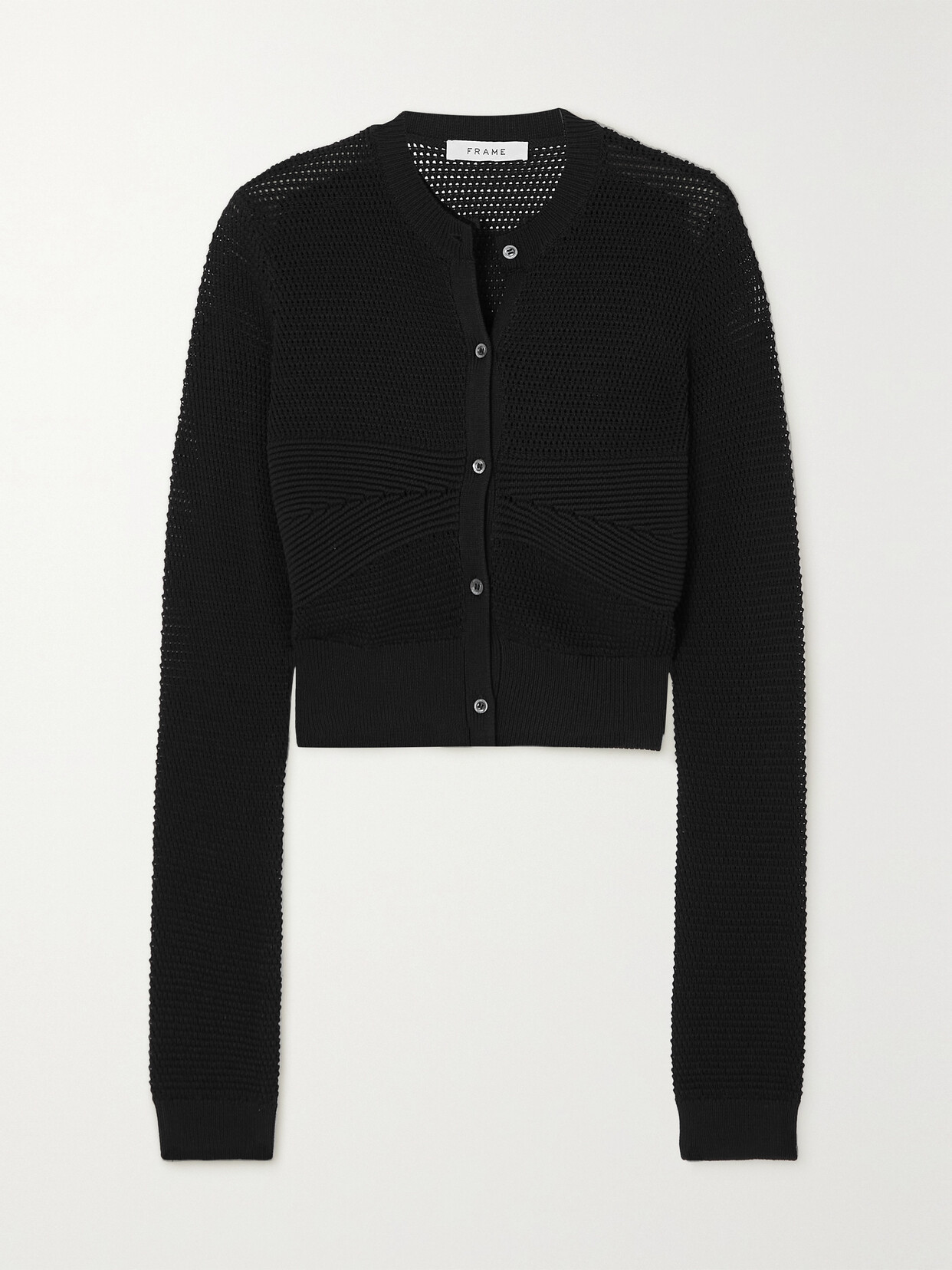 FRAME - Knitted Cardigan - Black