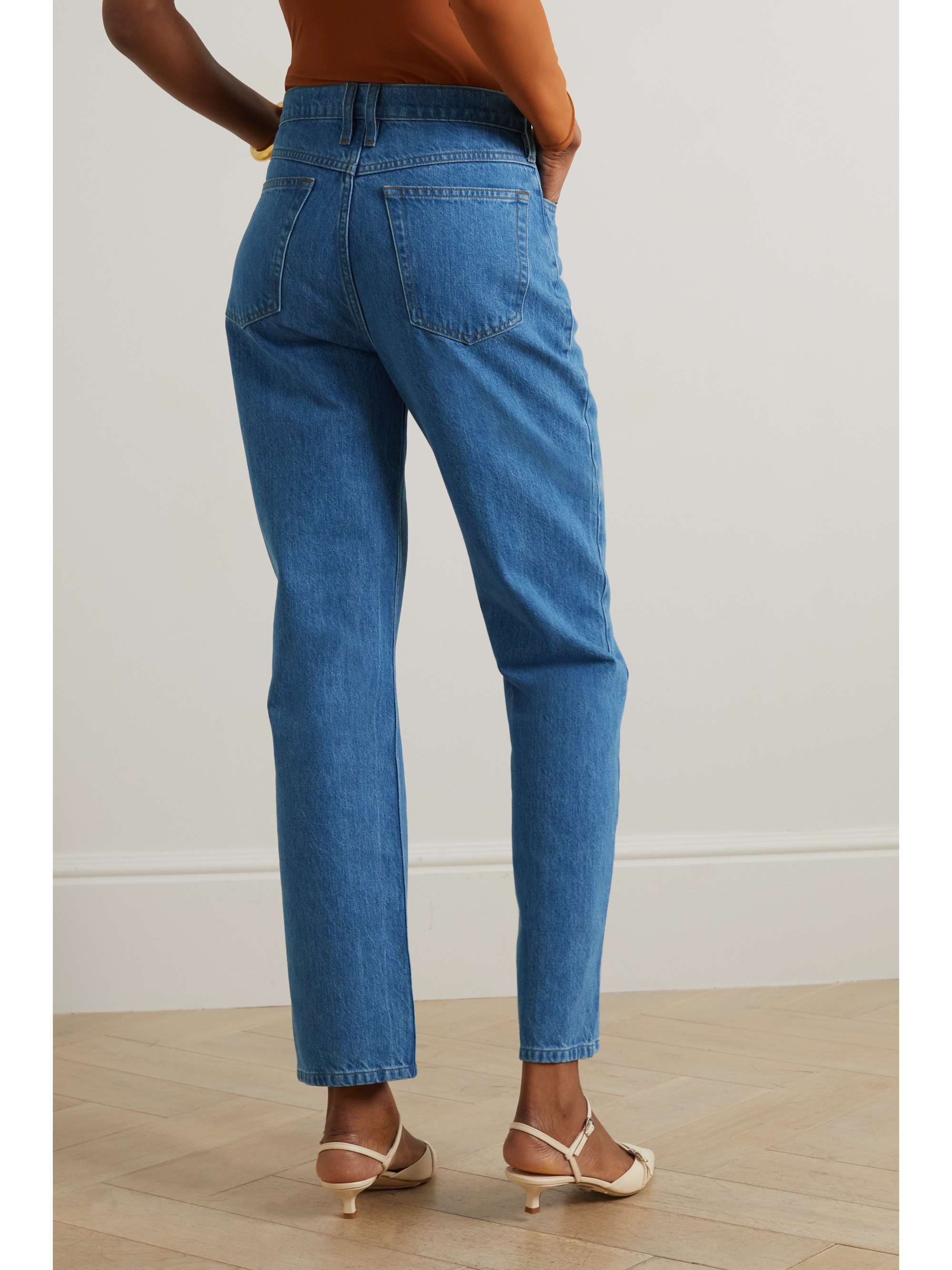 FRAME Le High 'N' Tight high-rise straight-leg jeans