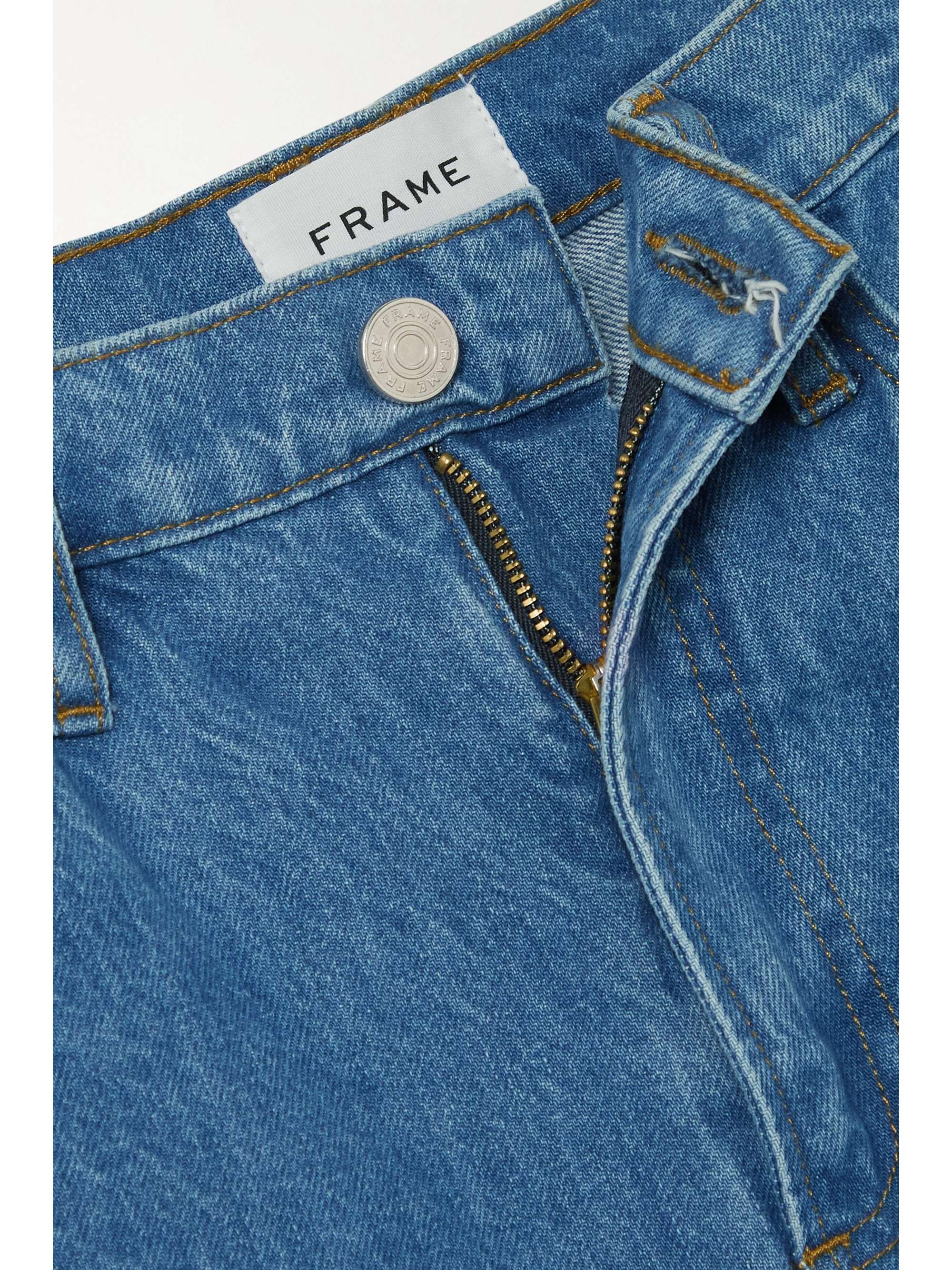 FRAME Le High 'N' Tight high-rise straight-leg jeans