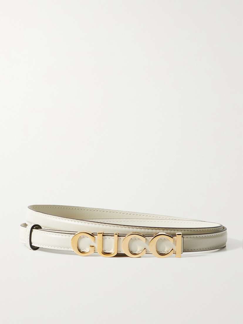 Gucci Embellished Leather Belt