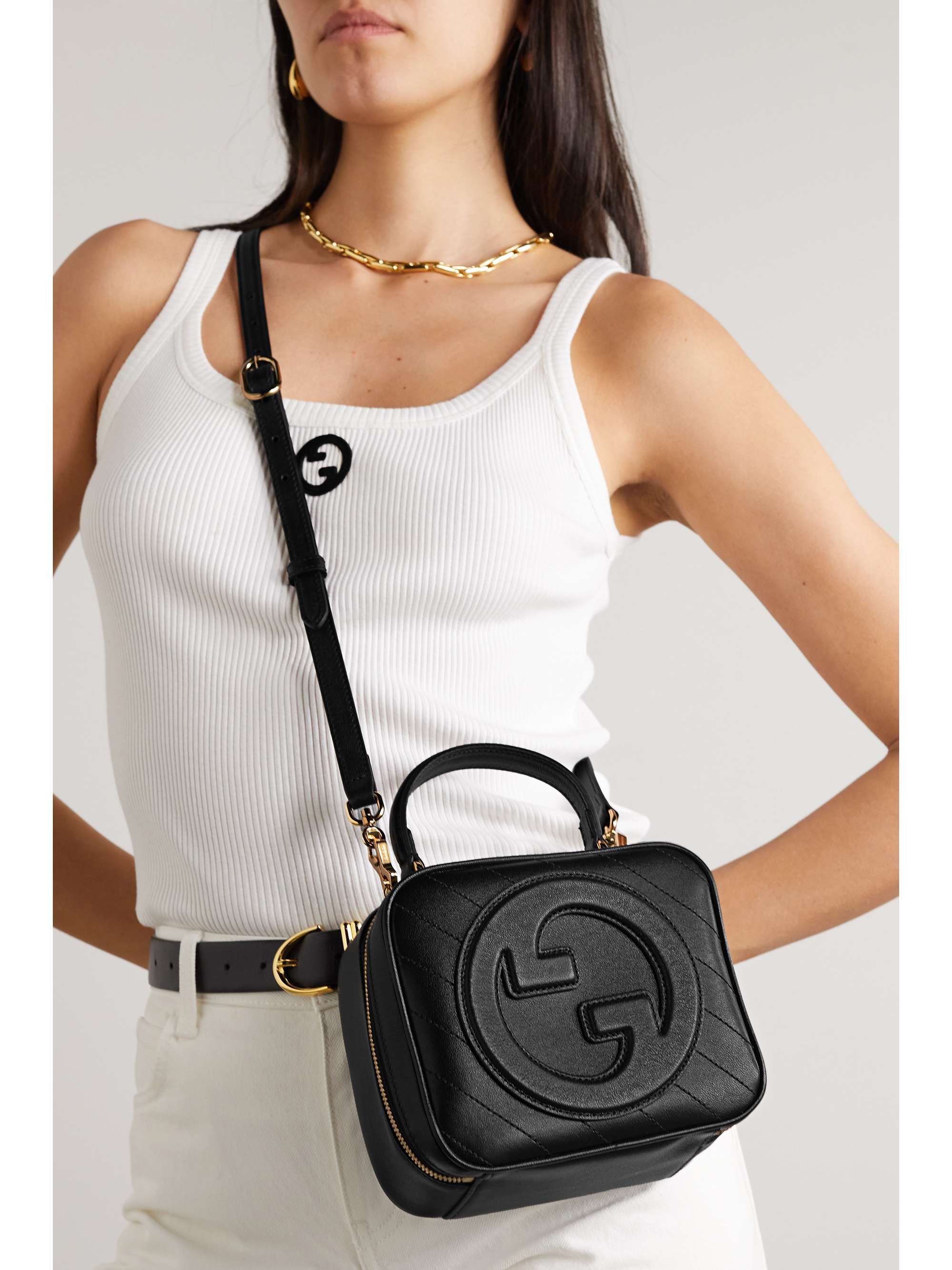 Gucci Blondie Leather Shoulder Bag