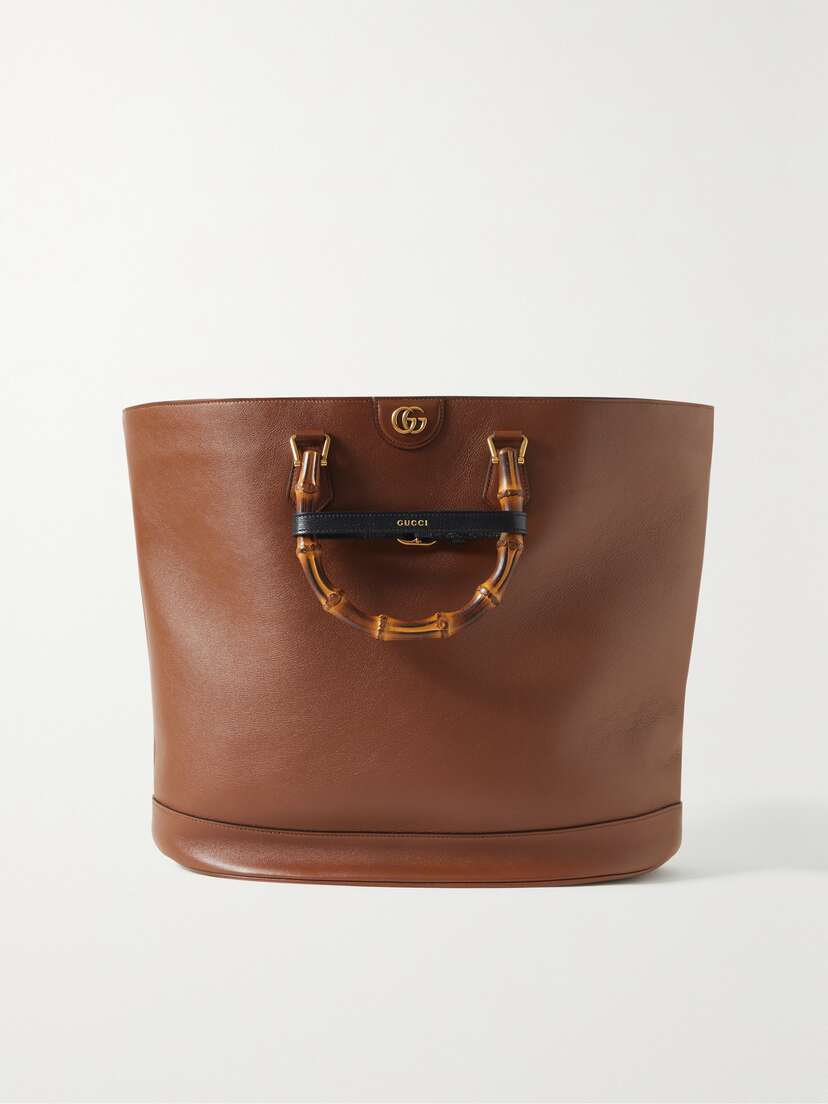Gucci Diana Medium Textured-leather Tote