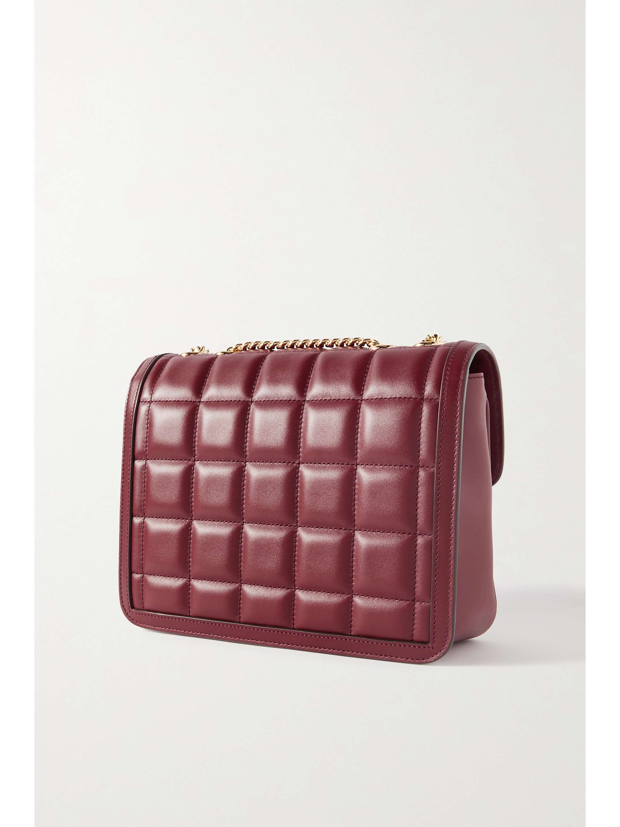 GUCCI Deco small embellished quilted leather shoulder bag NETAPORTER