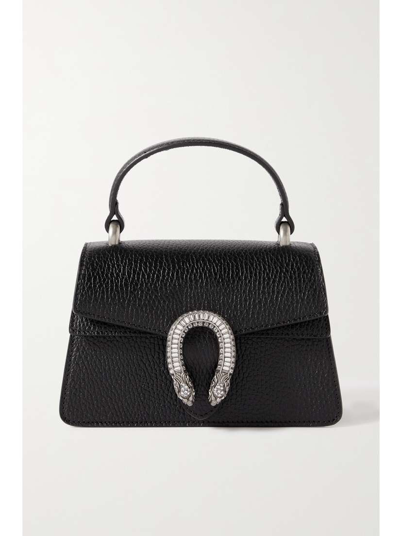 Gucci Dionysus Mini Embellished Textured-leather Tote