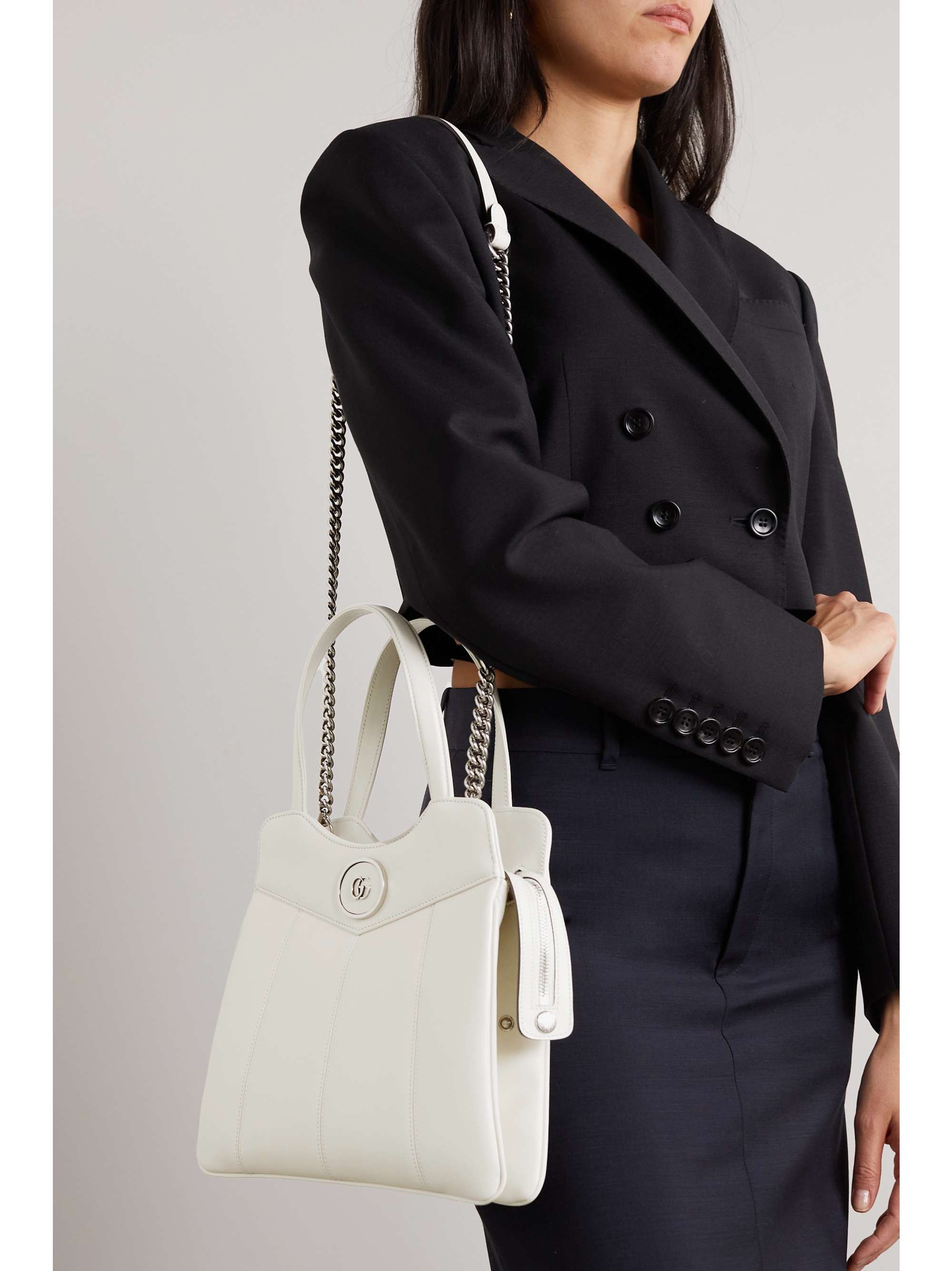 GUCCI Petite GG embellished leather tote