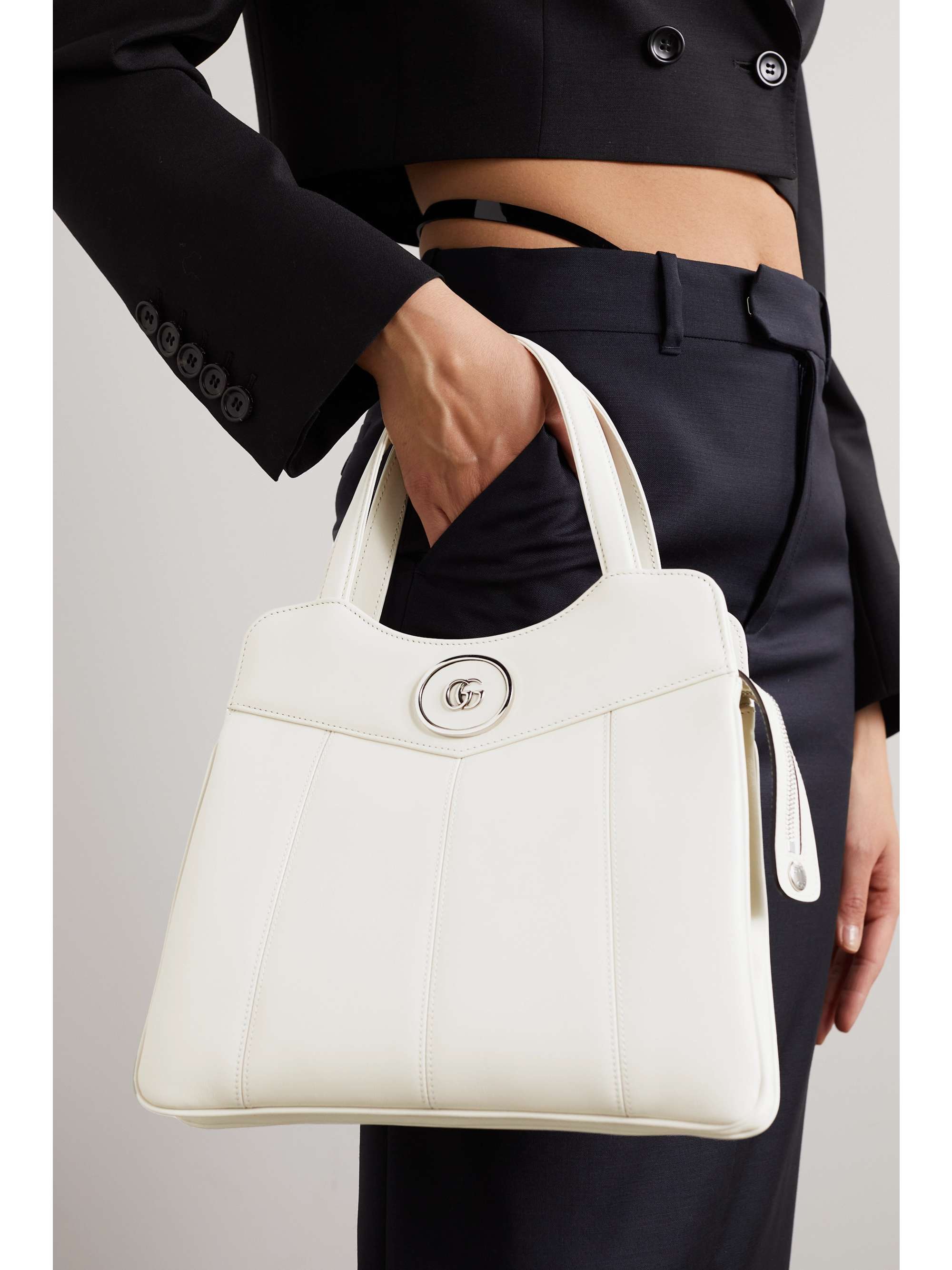 GUCCI Petite GG embellished leather tote