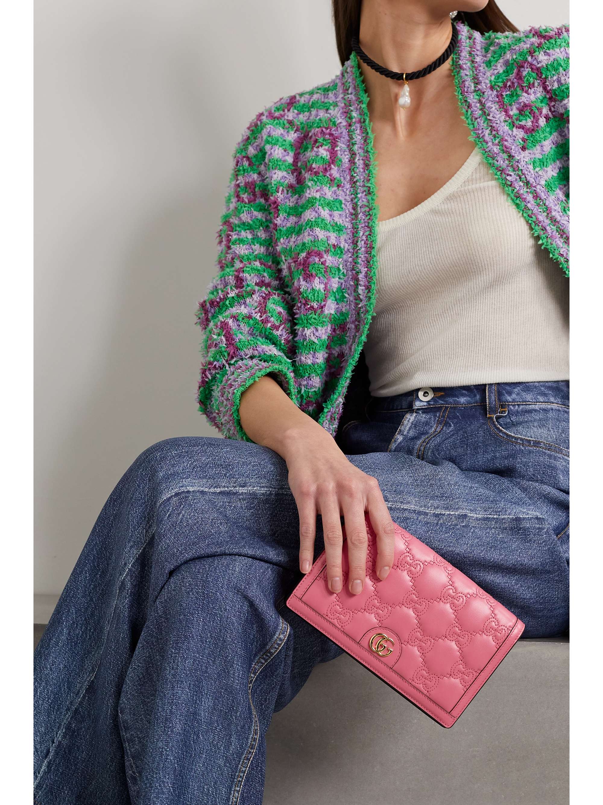 GUCCI Matelassé leather wallet