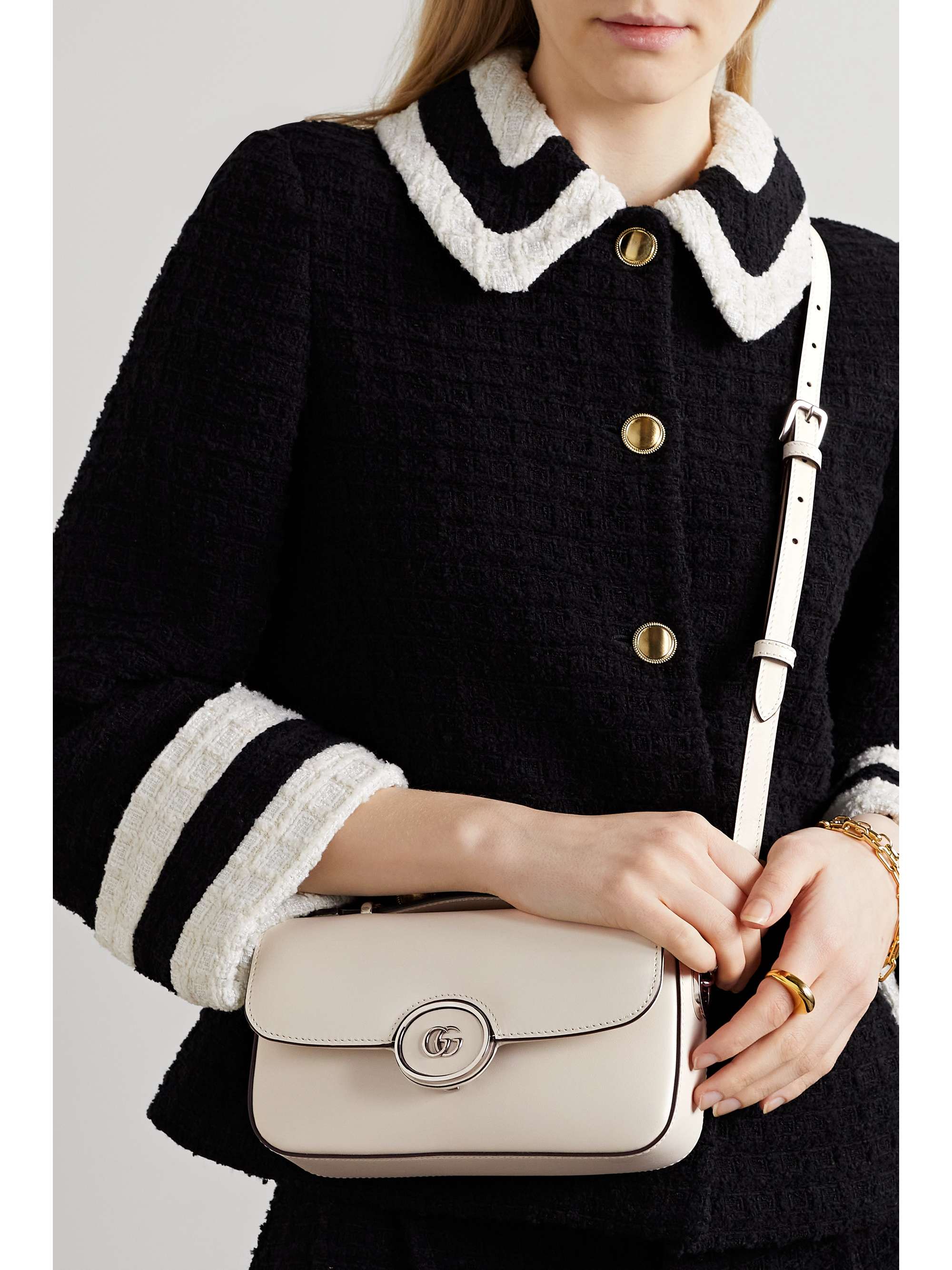 GUCCI Leather shoulder bag