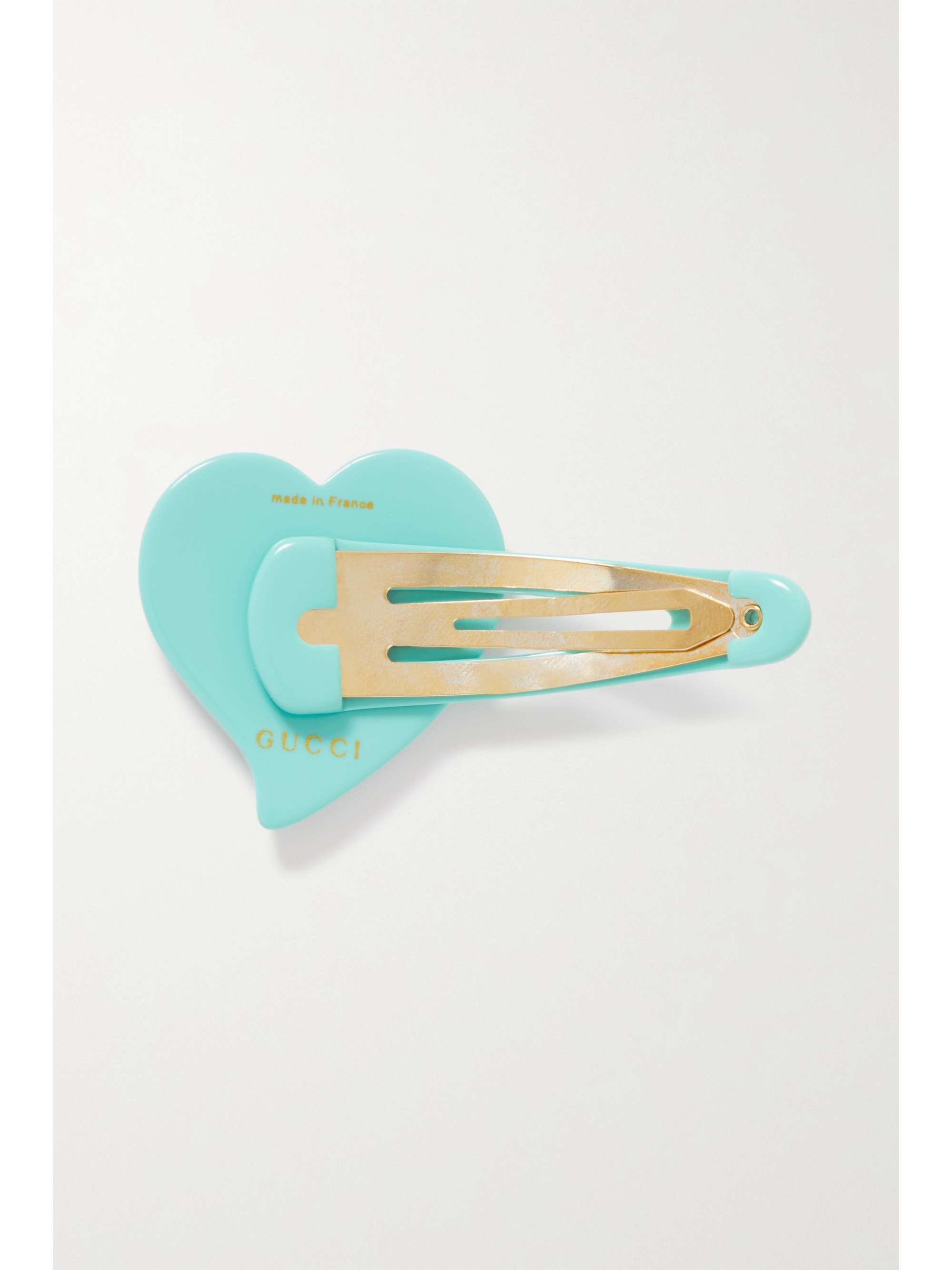GUCCI Crystal-embellished resin hair clip