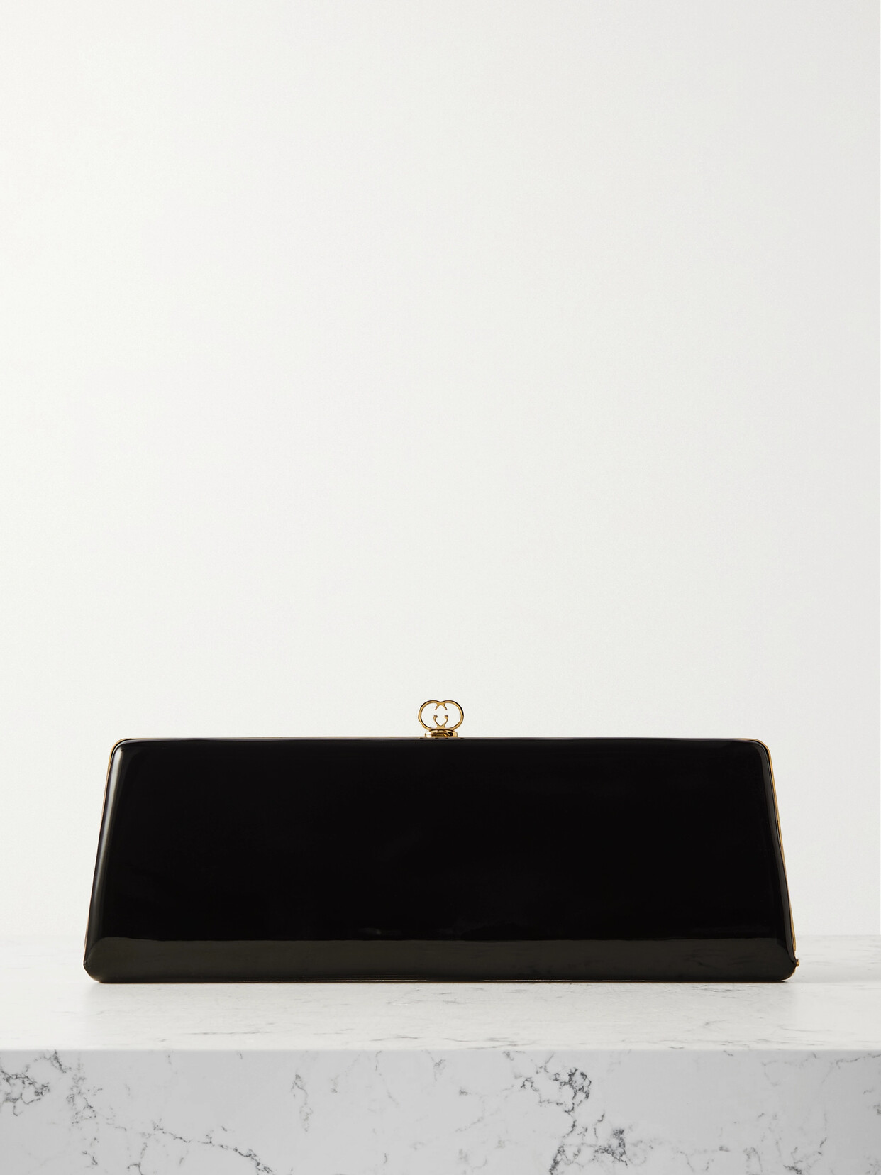 Gucci Broadway Patent-leather Clutch