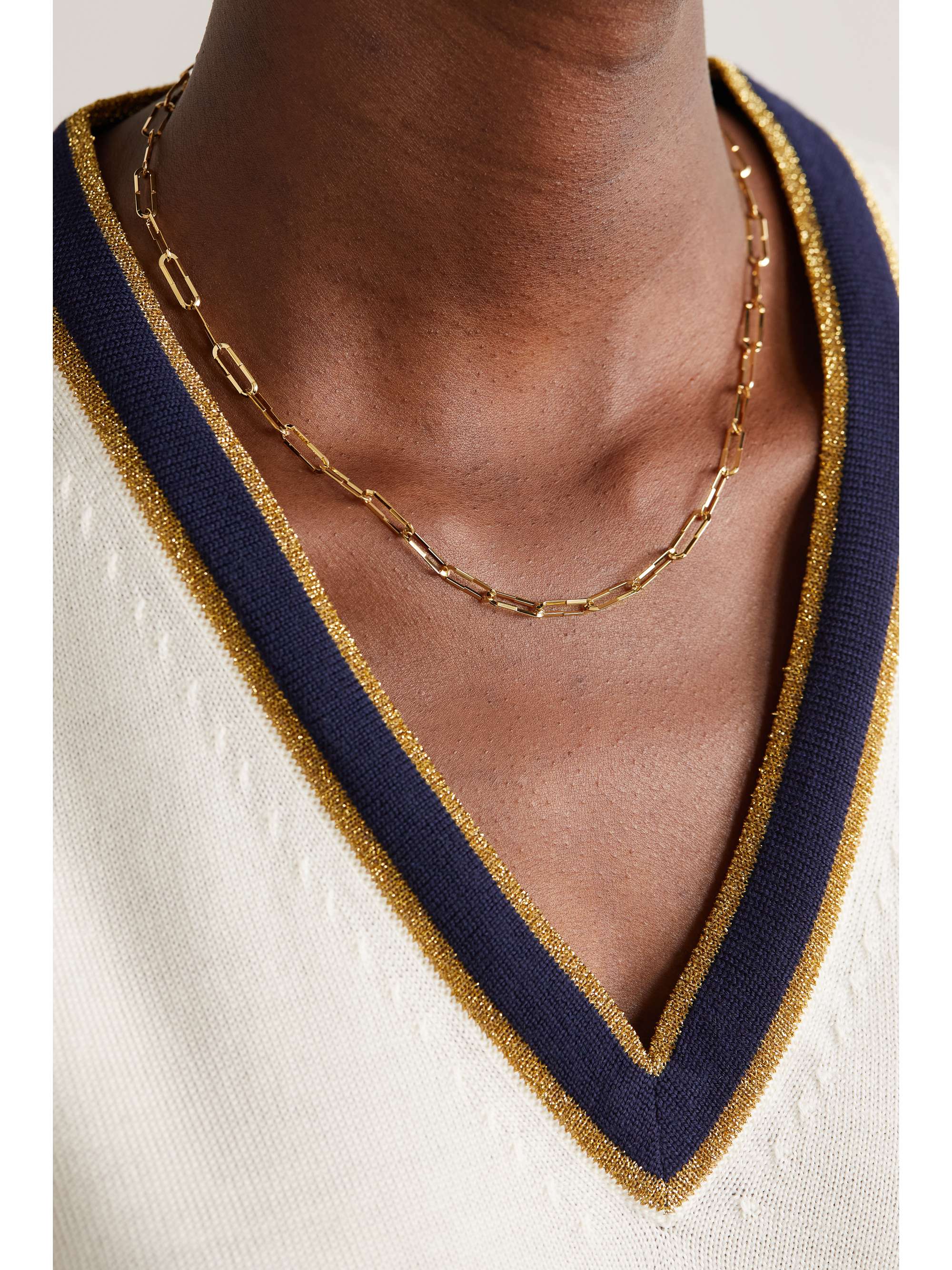 GUCCI Link to Love gold necklace
