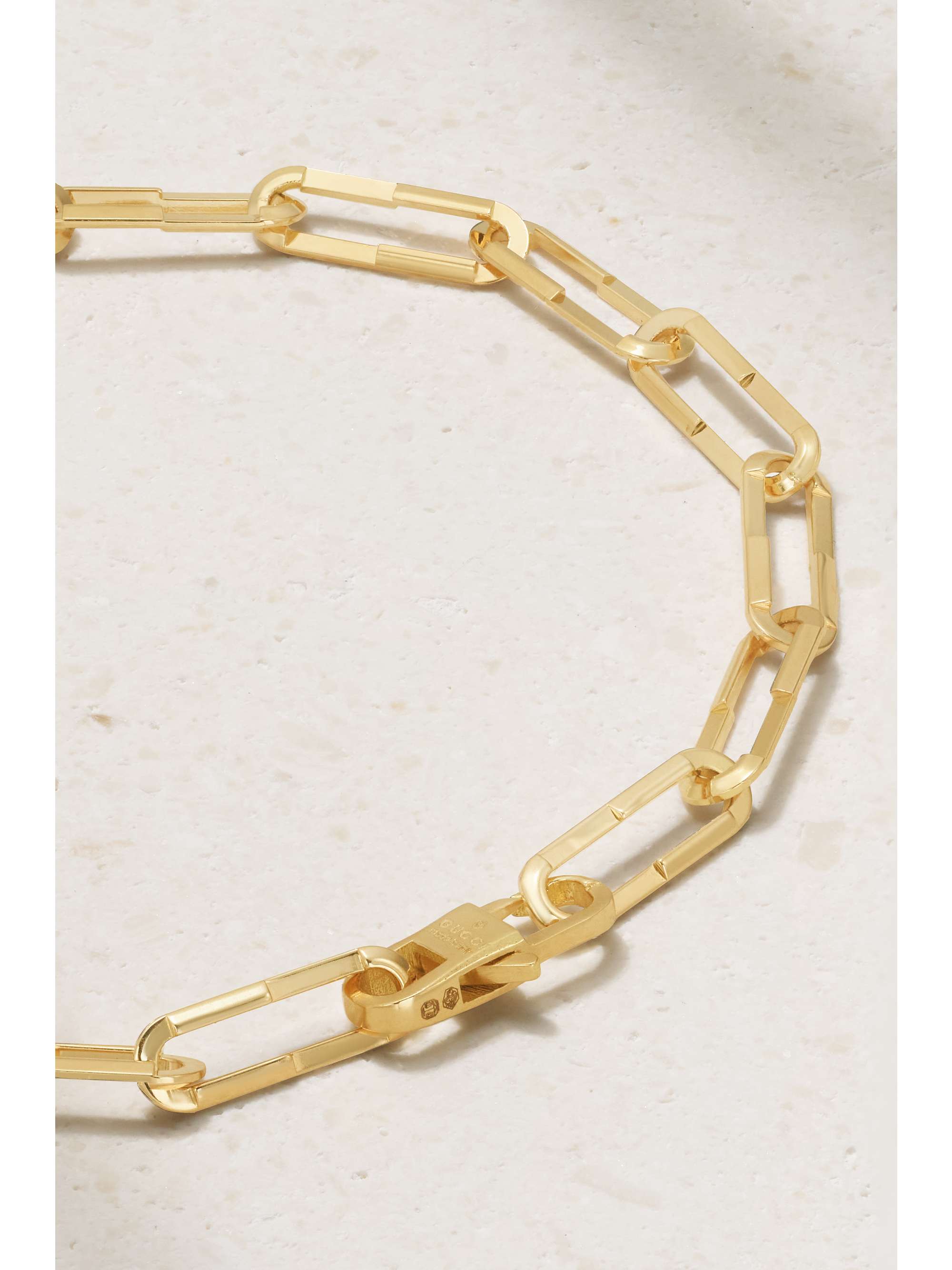 GUCCI Link to Love 18-karat gold bracelet
