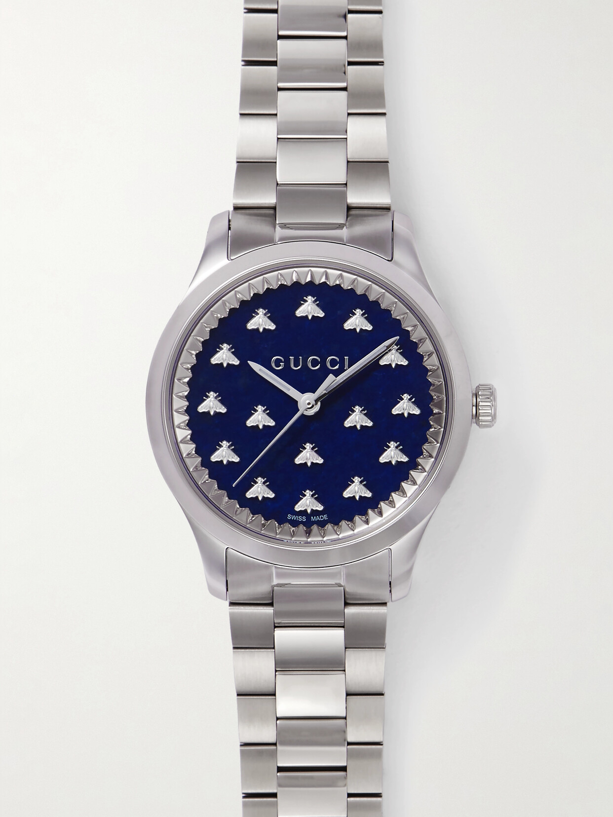 Gucci G-timeless 32mm Stainless Steel Watch