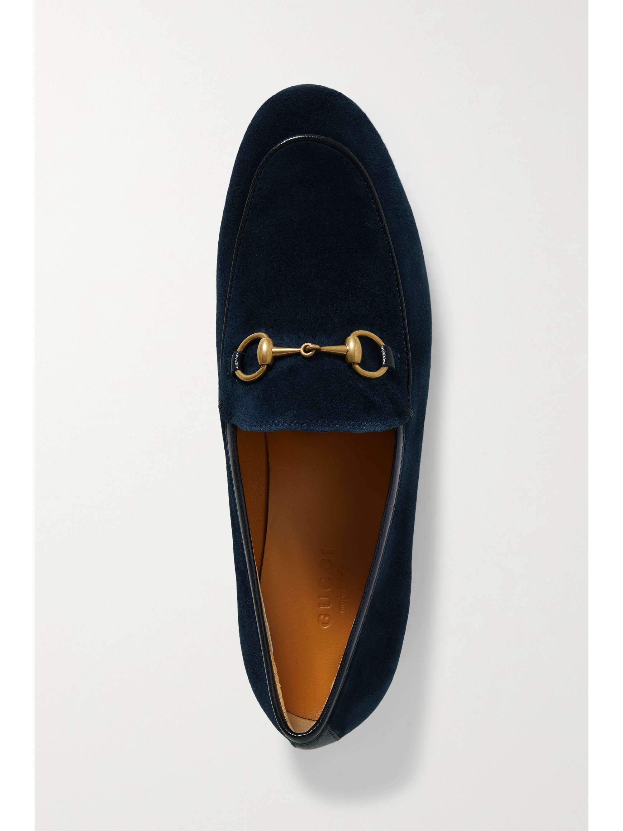 GUCCI Jordaan horsebitdetailed suede loafers NETAPORTER