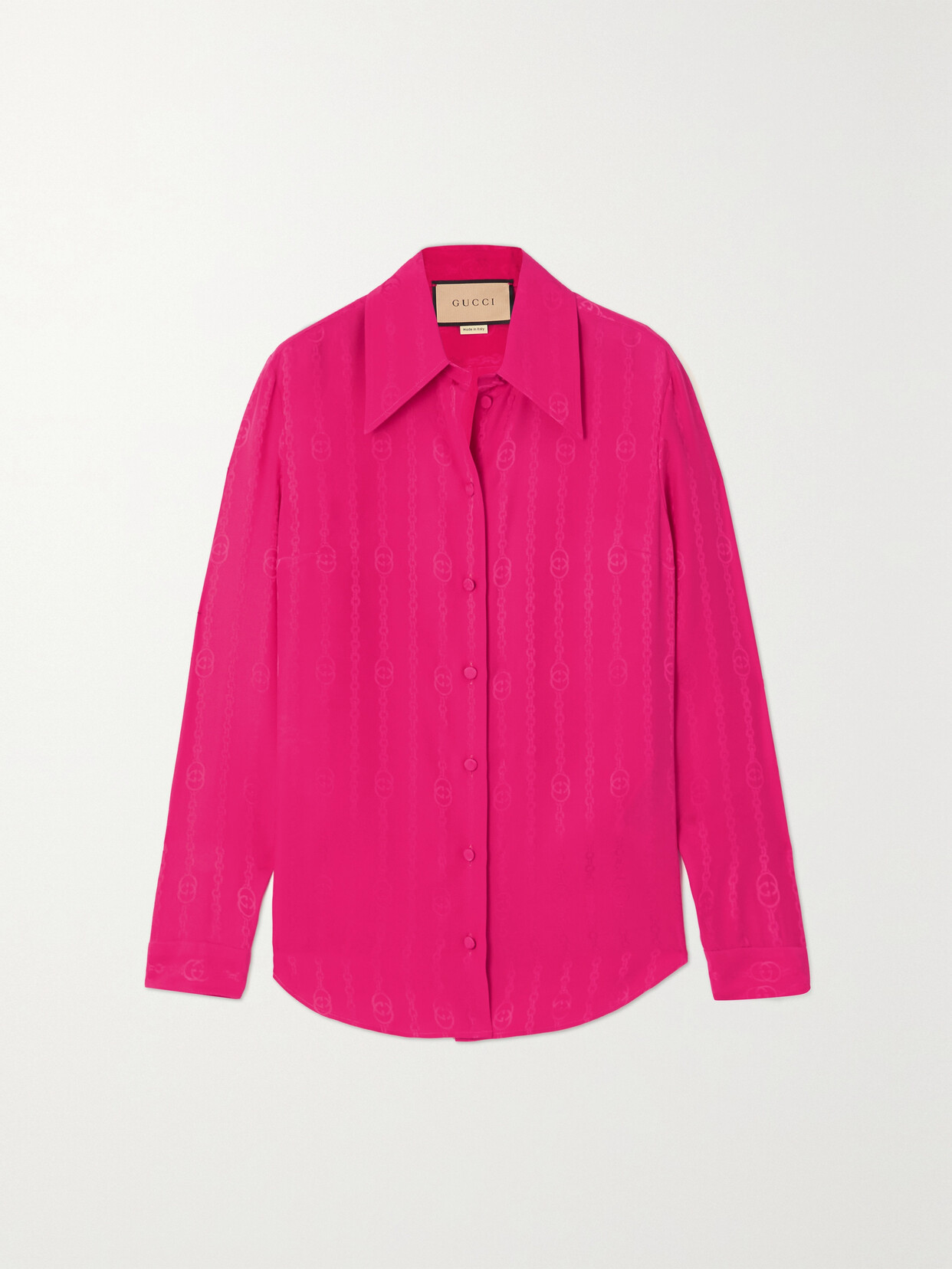 Gucci Silk-jacquard Shirt