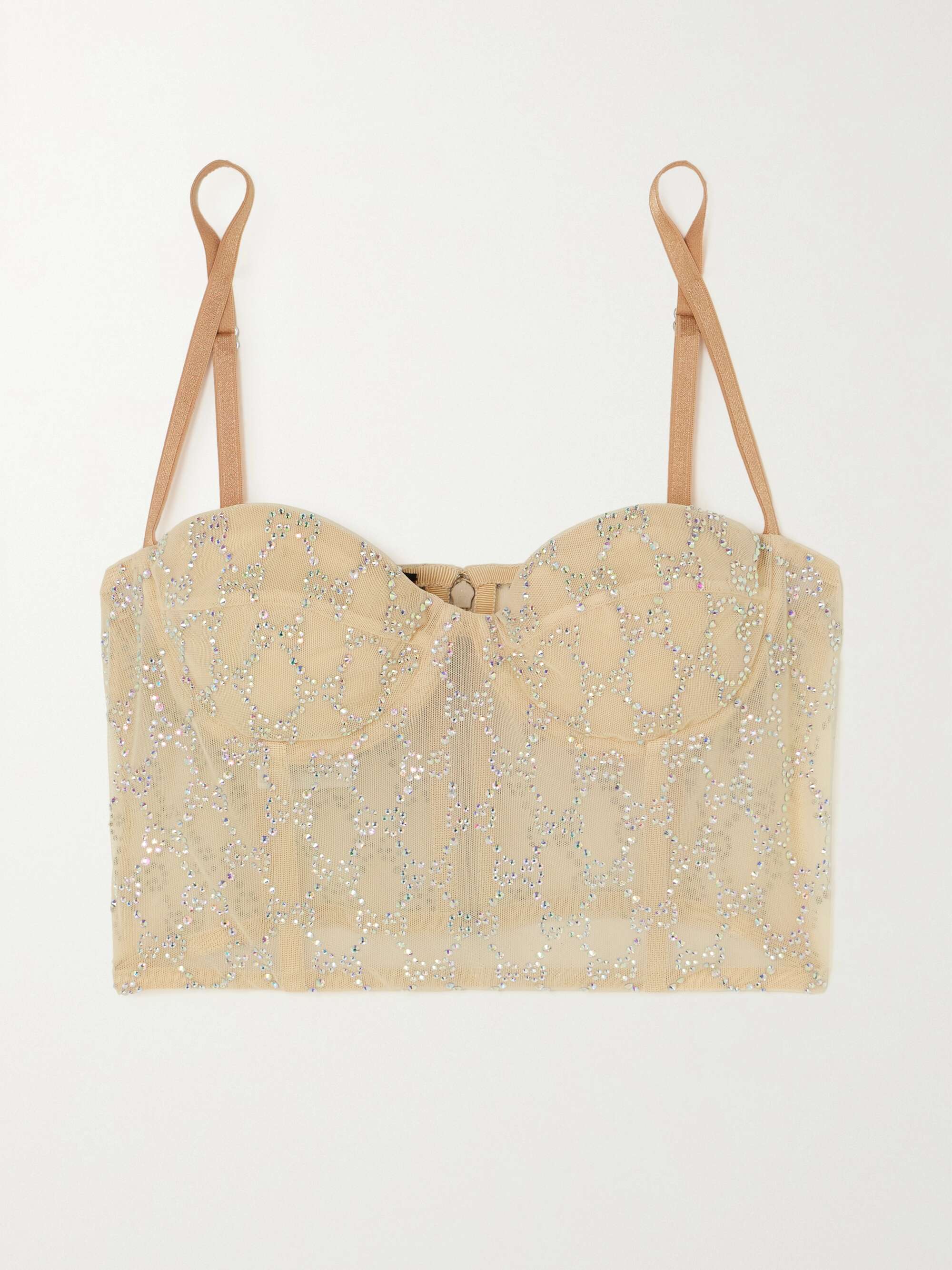 Gucci Tulle Jacquard Bra Set - Farfetch