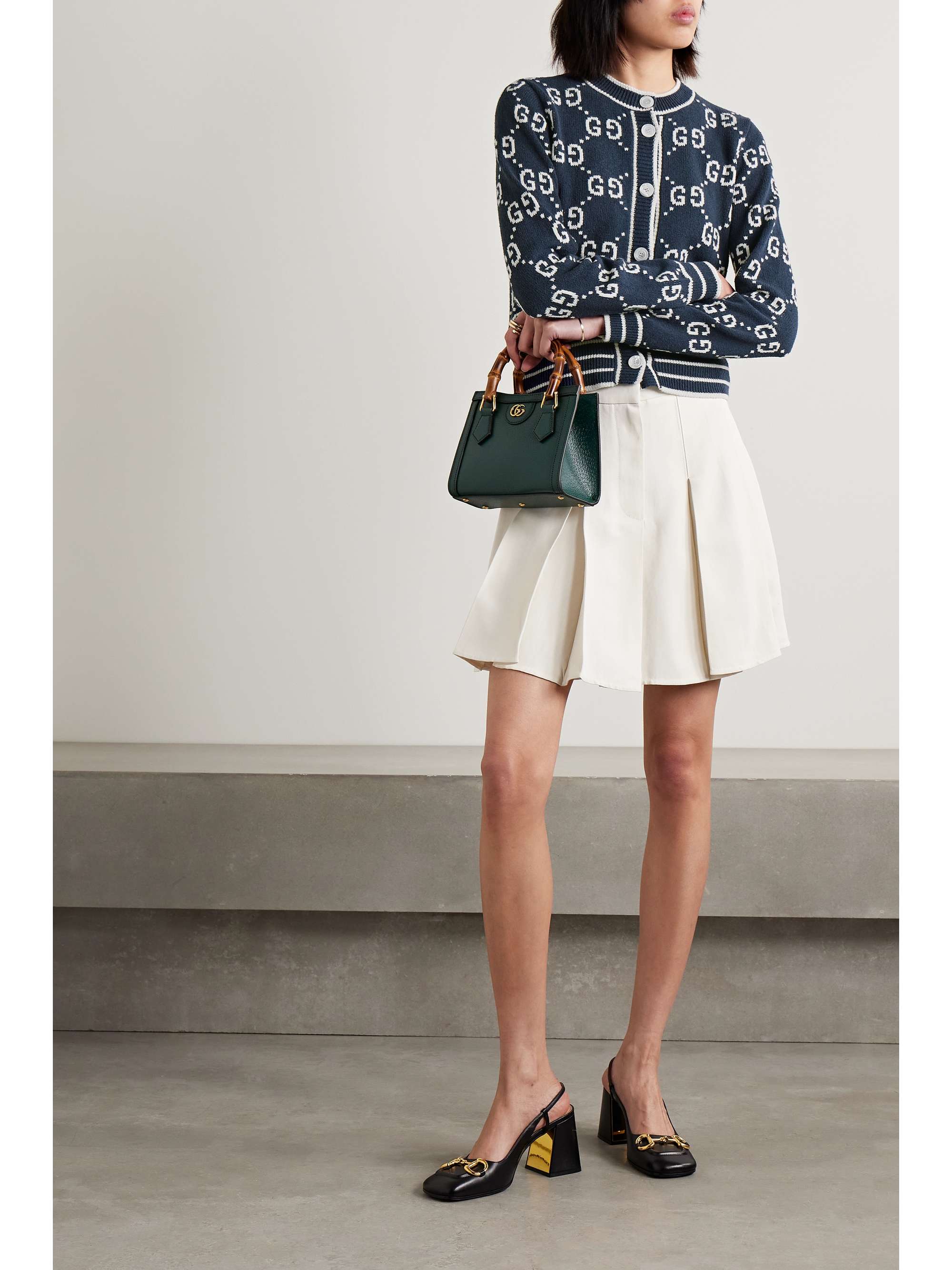 GUCCI Half Moon embellished leather shoulder bag | NET-A-PORTER GUCCI Half Moon embellished leather shoulder bag | NET-A-PORTER